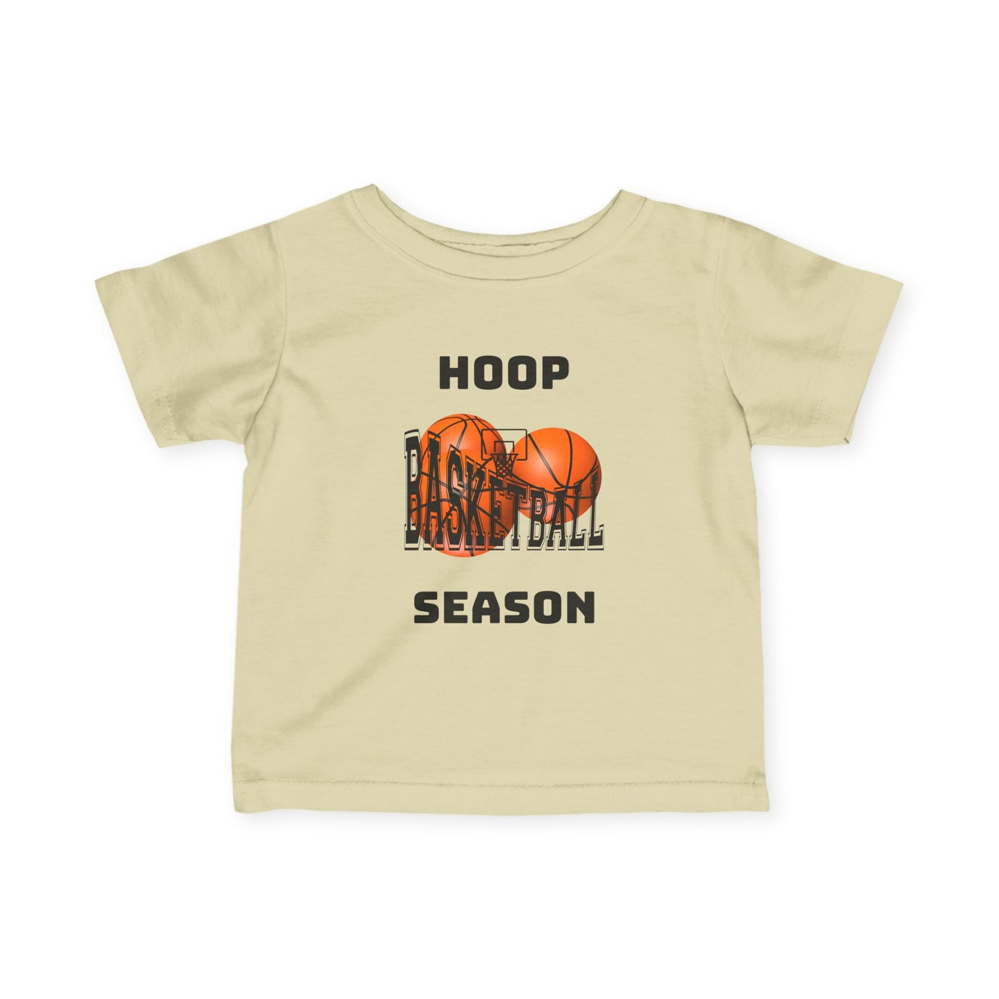 "Hoop Season" Baby Jersey Shirt -- Infant Basketball Tee