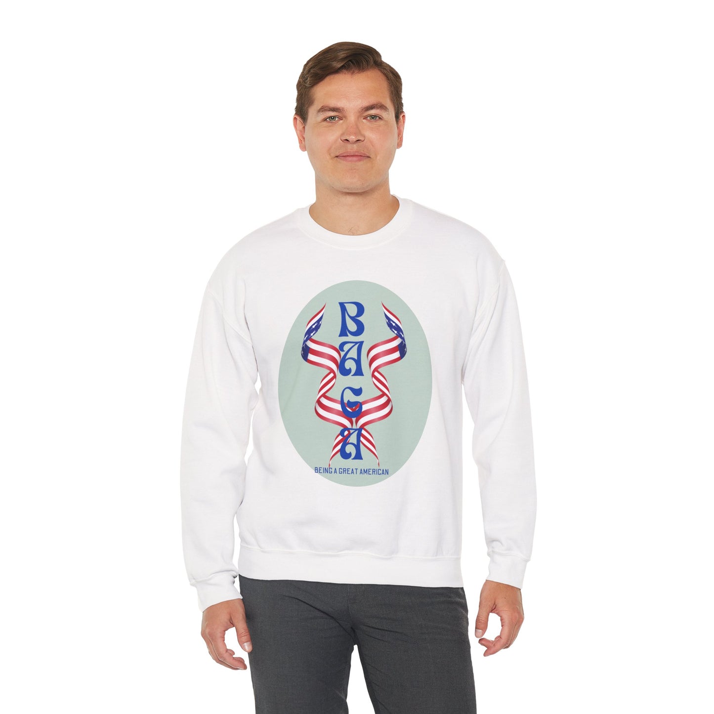 Patriotic Unisex Crewneck Sweatshirt - Being A Great American