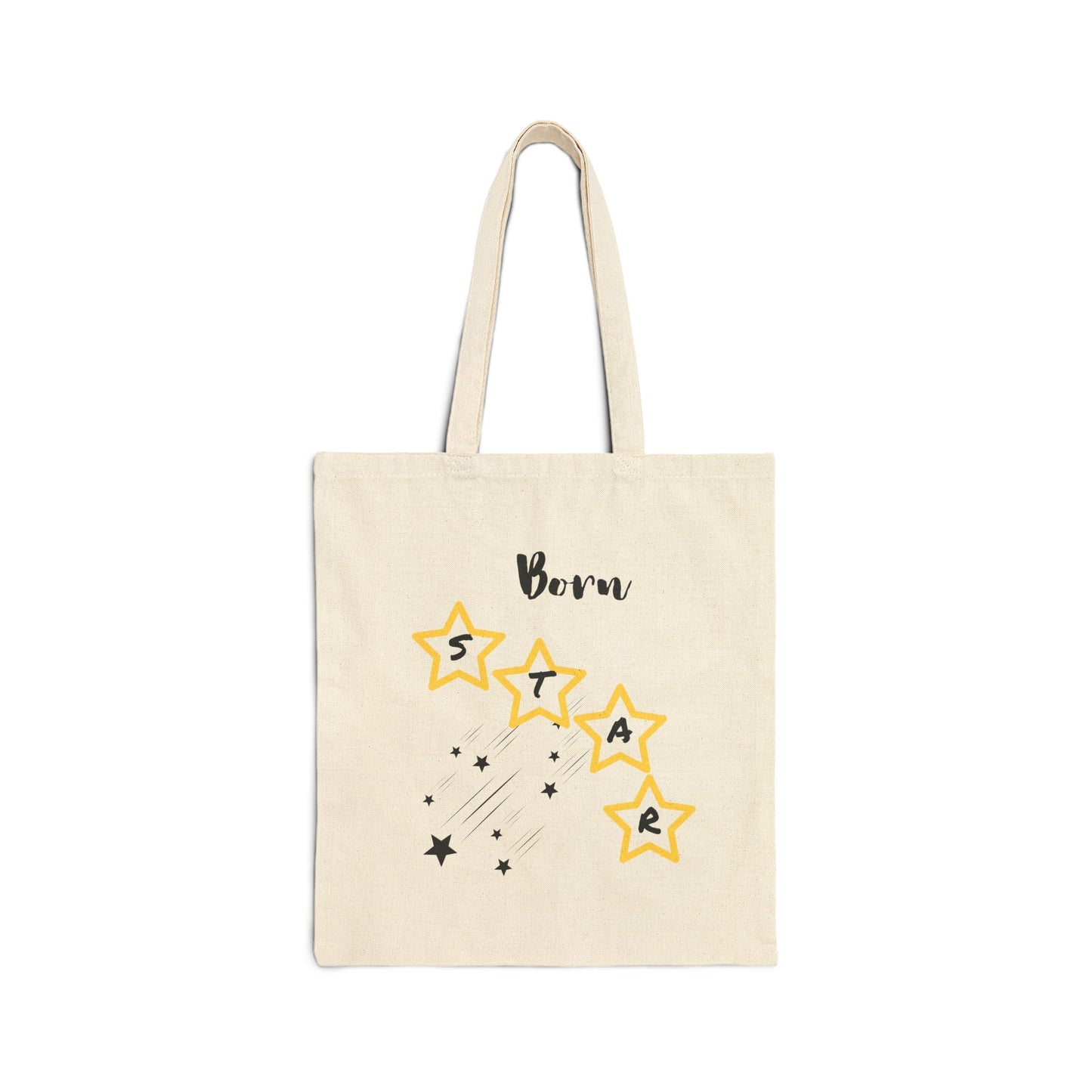 Born Star: Cotton Canvas Tote Bag