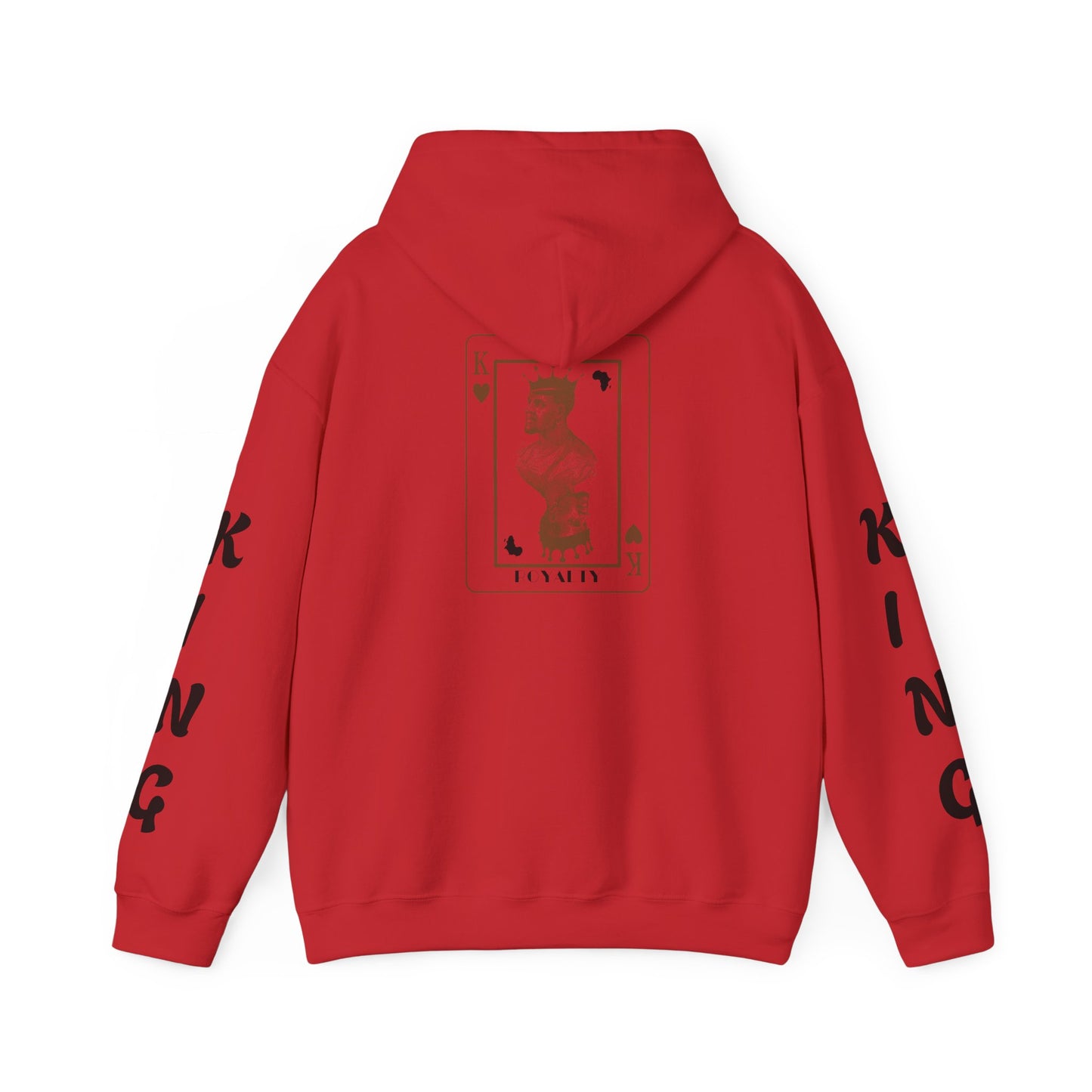 King of Hearts Hoodie — Classical Sculpture Playing Card Sweatshirt