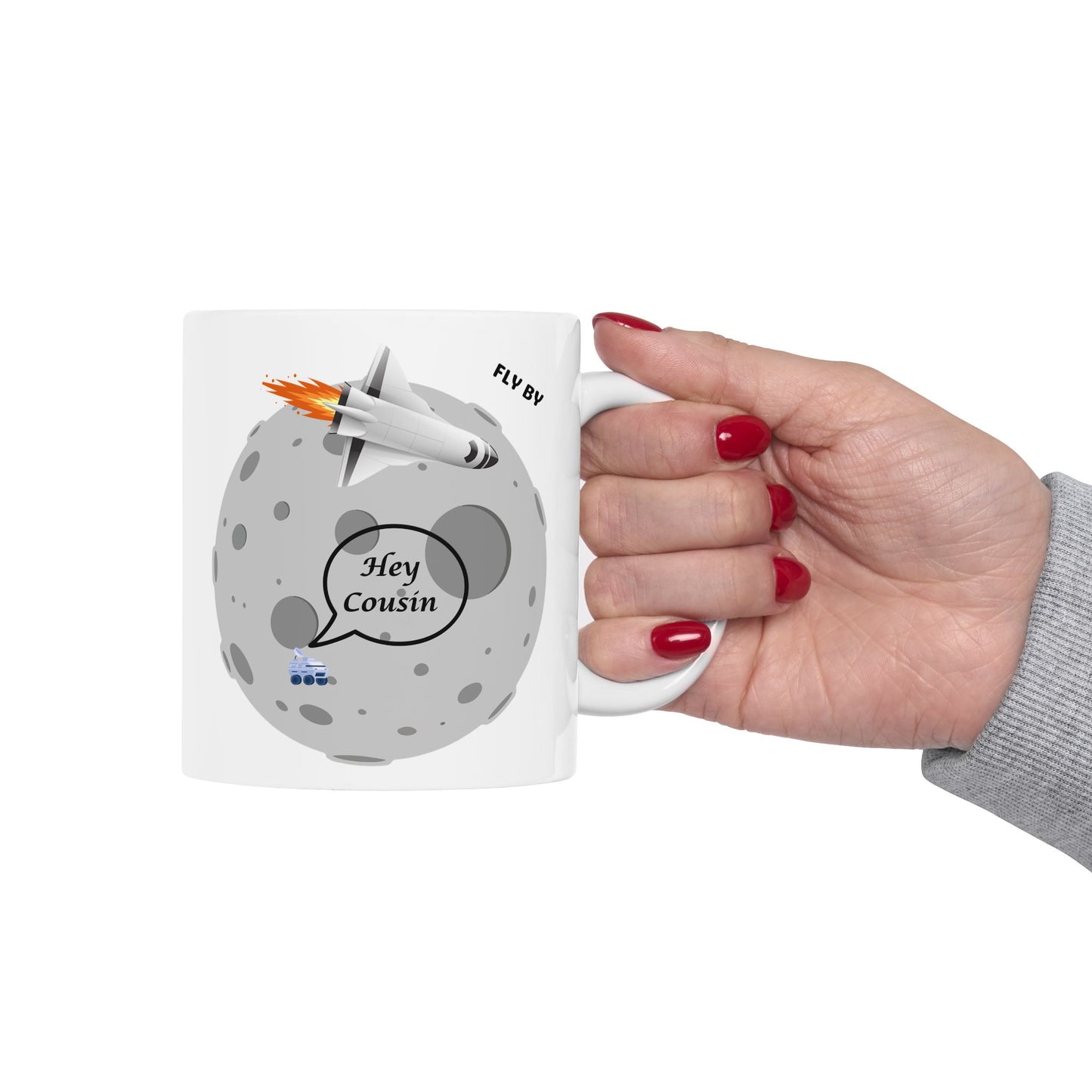 Cute Space Themed Ceramic Mug  (11oz, 15oz)