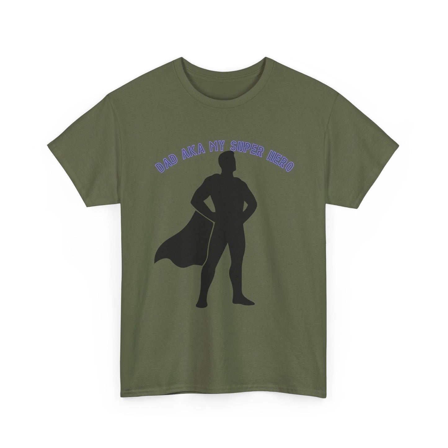Superhero Dad T‑Shirt – “Dad Aka My Super Hero” Graphic Tee