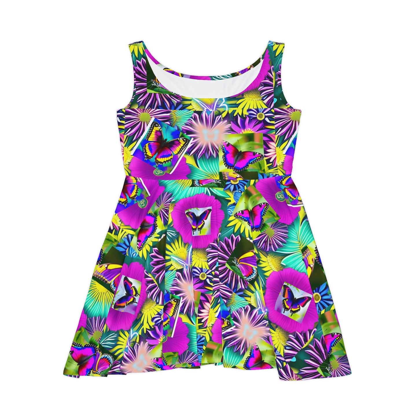 'BUTTERFLY GARDEN" Women's Skater Dress
