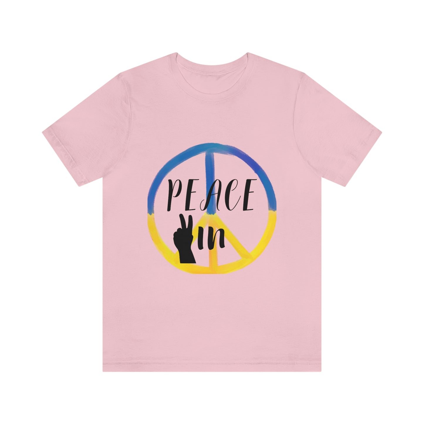 "Peace In" Unisex Jersey Short Sleeve Tee