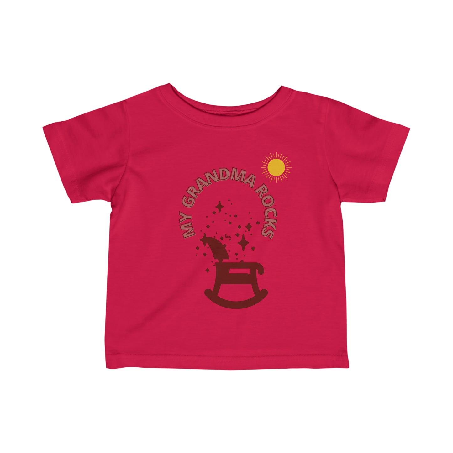 "My Grandma Rocks" - Infant Fine Jersey Tee