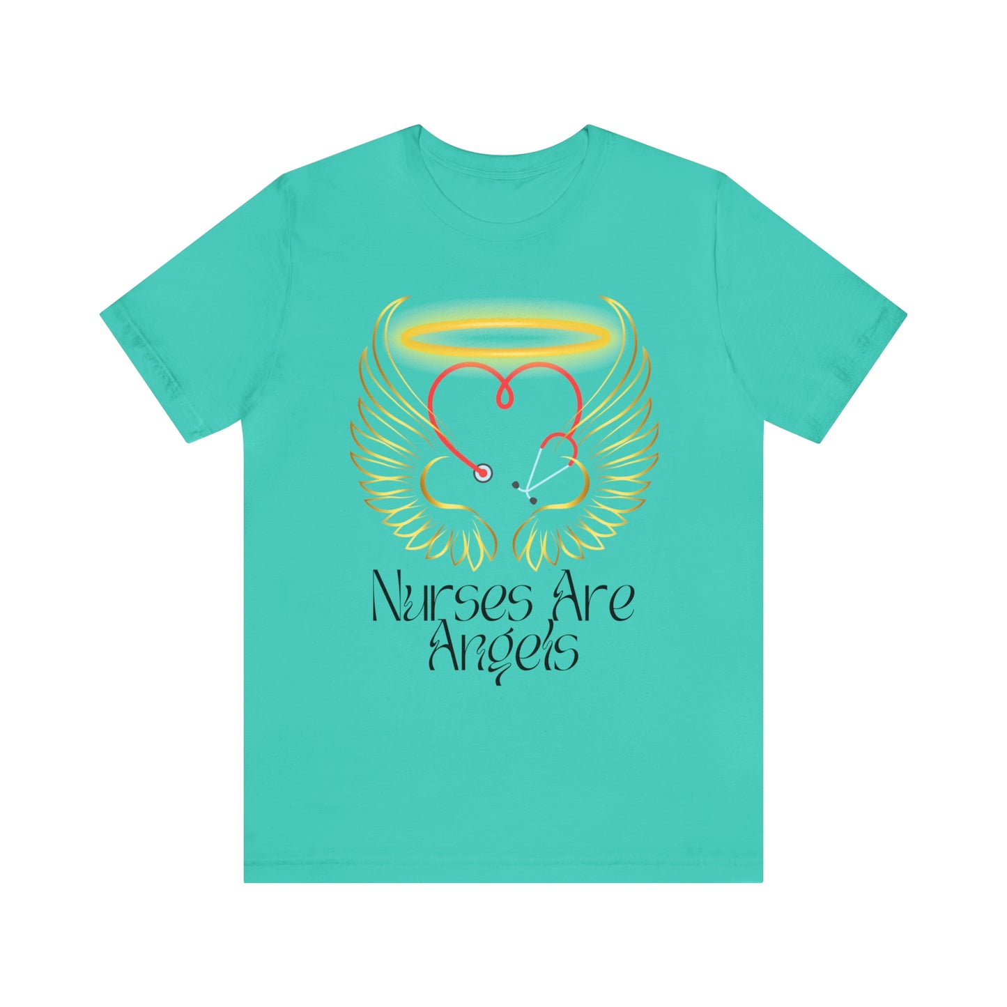 "Nurses Are Angels" - Unisex Jersey Short Sleeve Tee