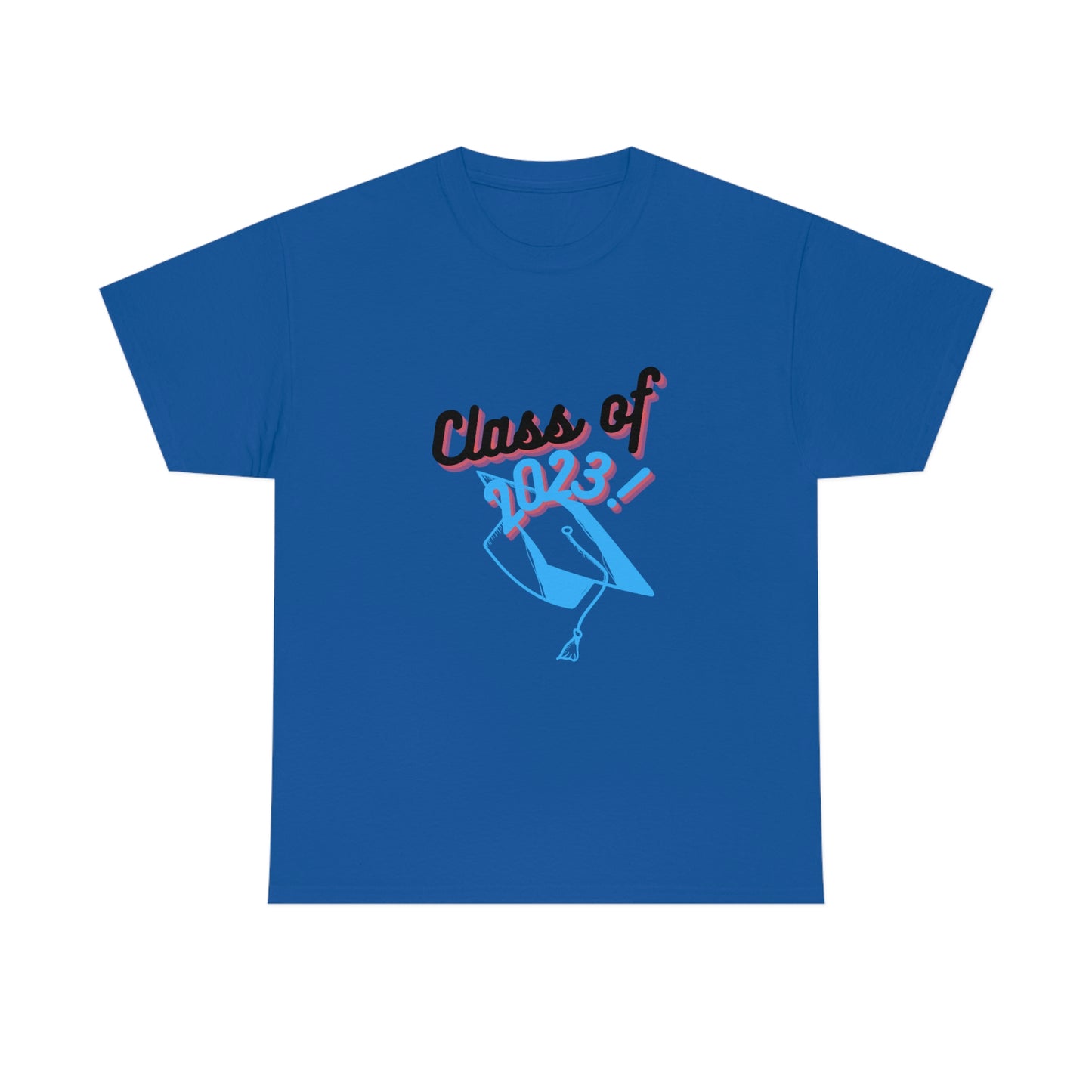 "Class of 2023 Graduation Cap": 2023 Graduate:  Unisex Heavy Cotton Tee