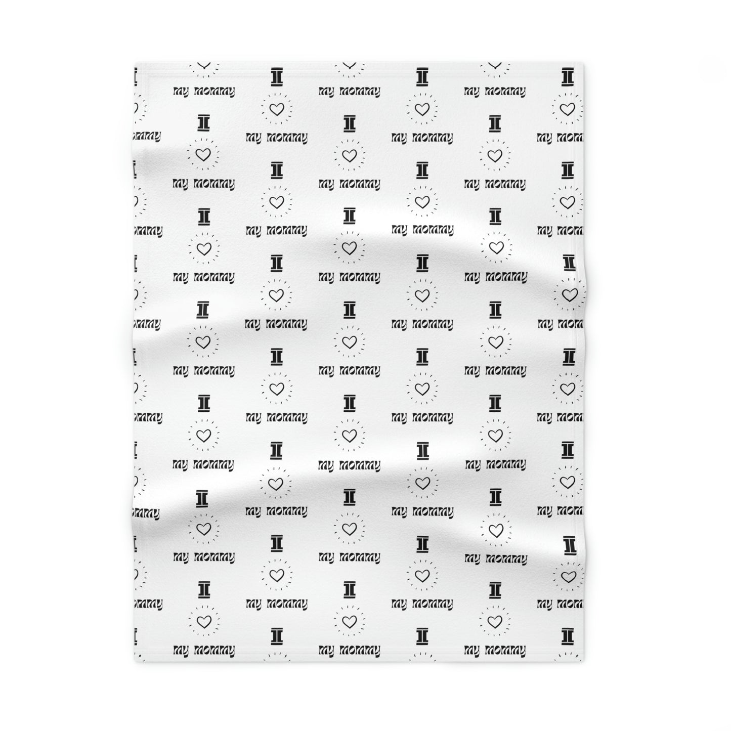 "I Love My Mommy" Soft Fleece Baby Blanket