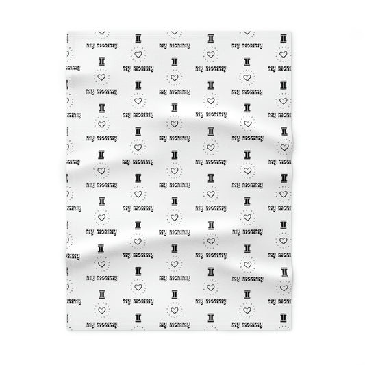 "I Love My Mommy" Soft Fleece Baby Blanket