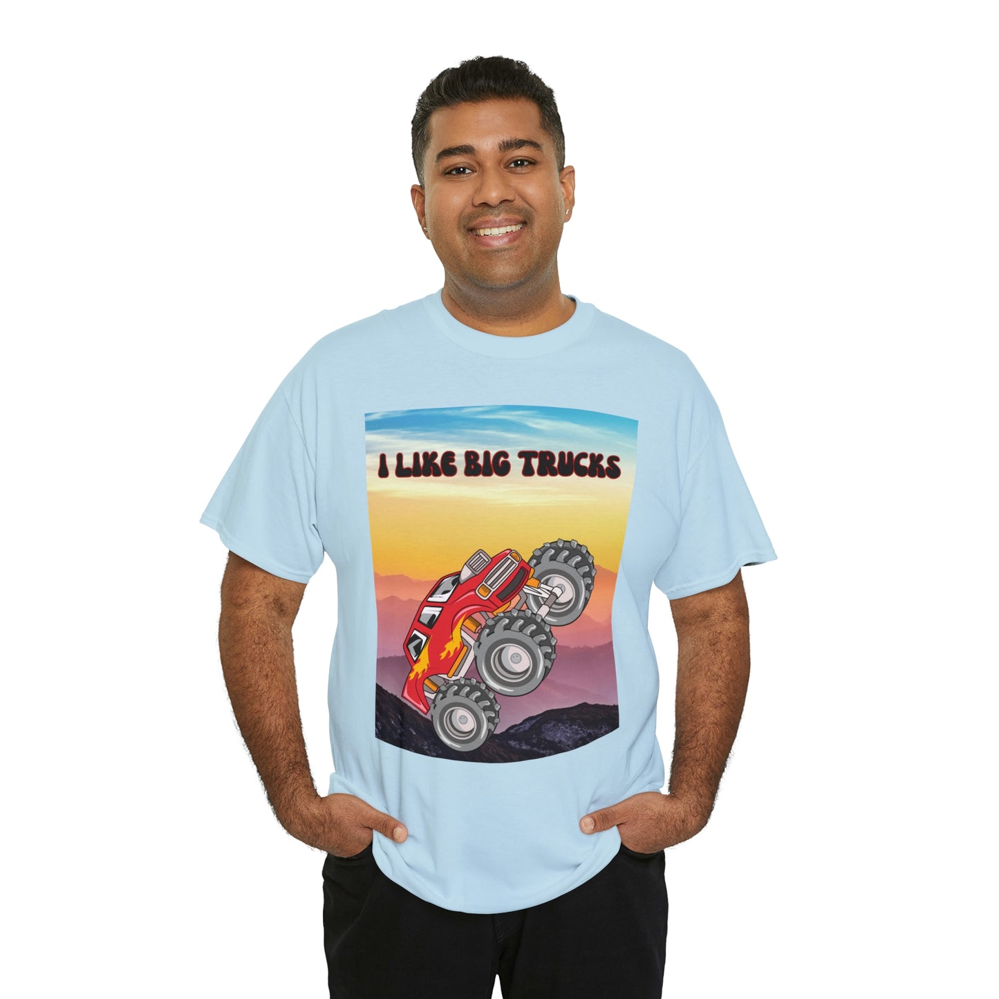 "I LIKE BIG TRUCKS" Unisex Heavy Cotton Tee