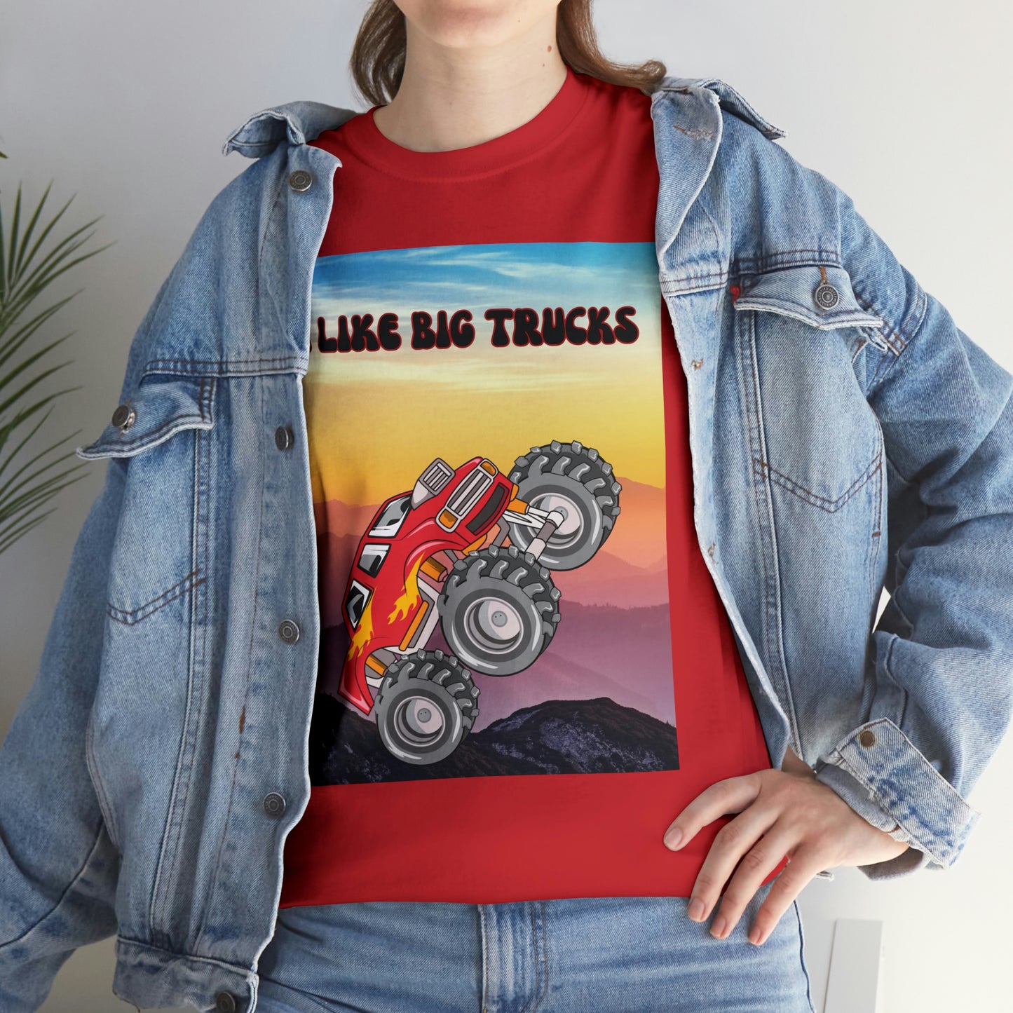 "I LIKE BIG TRUCKS" Unisex Heavy Cotton Tee