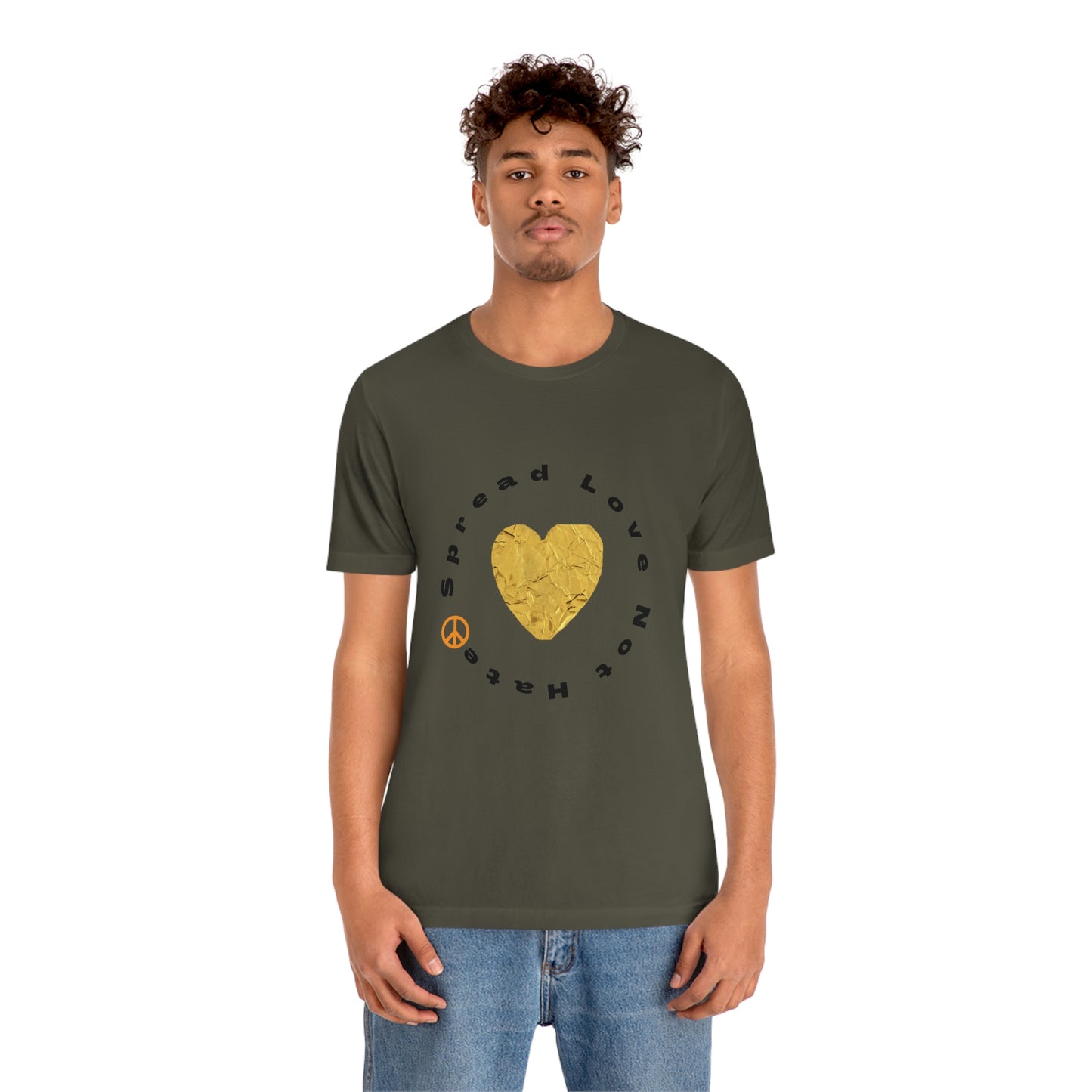 "Spread Love..." Unisex Jersey Short Sleeve Tee