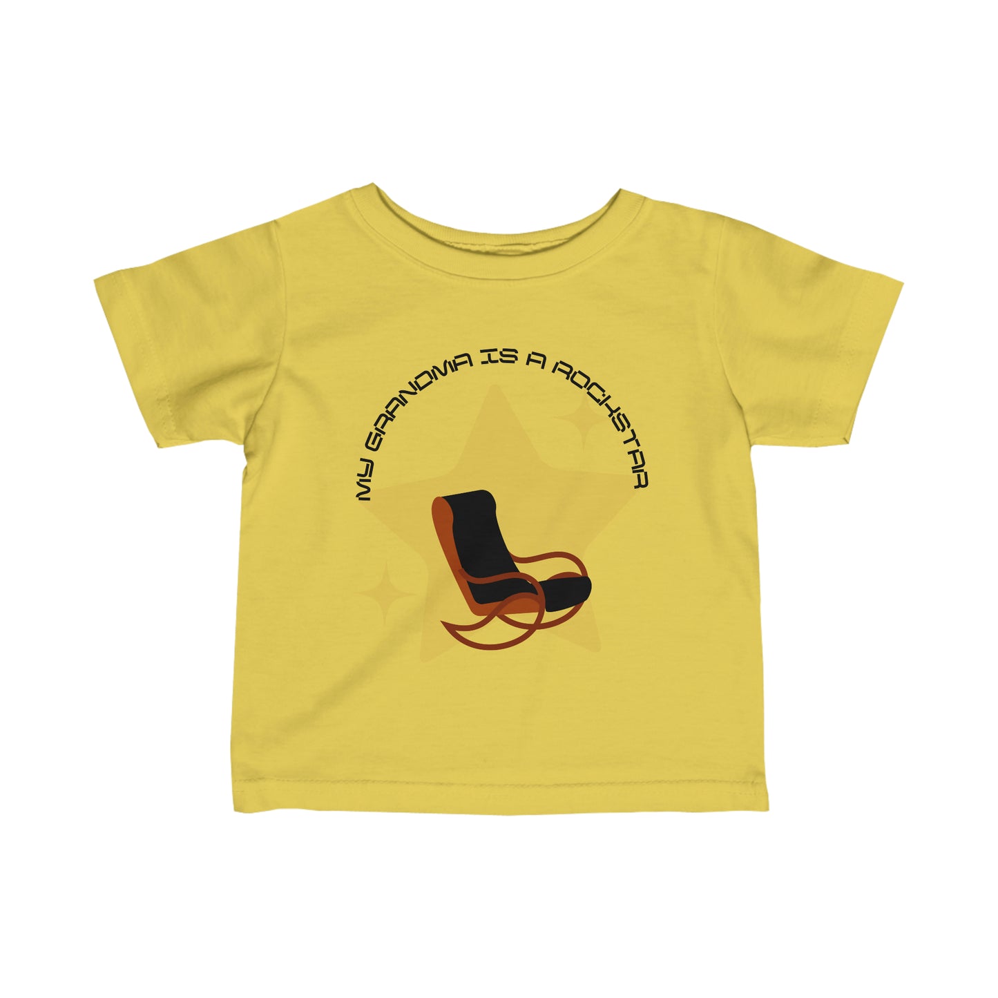 "My Grandma is a Rockstar" - Infant Fine Jersey Tee