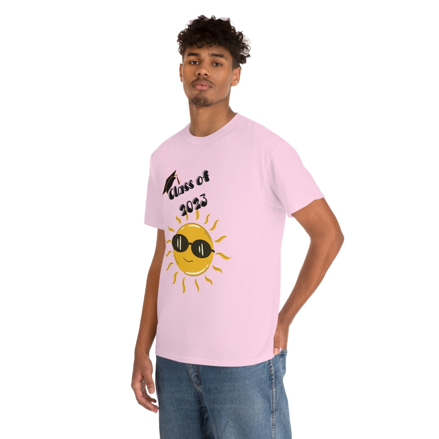 "Class of 2023 Sunshine wearing Shades" Unisex Heavy Cotton Tee