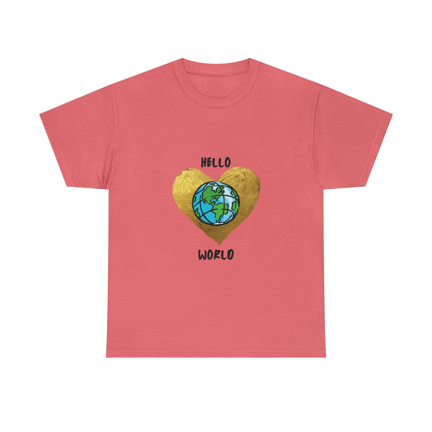 "Hello World" Unisex Heavy Cotton Tee
