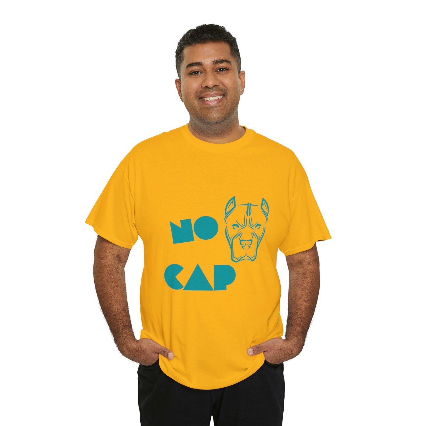 ''NO CAP " Unisex Heavy Cotton Tee