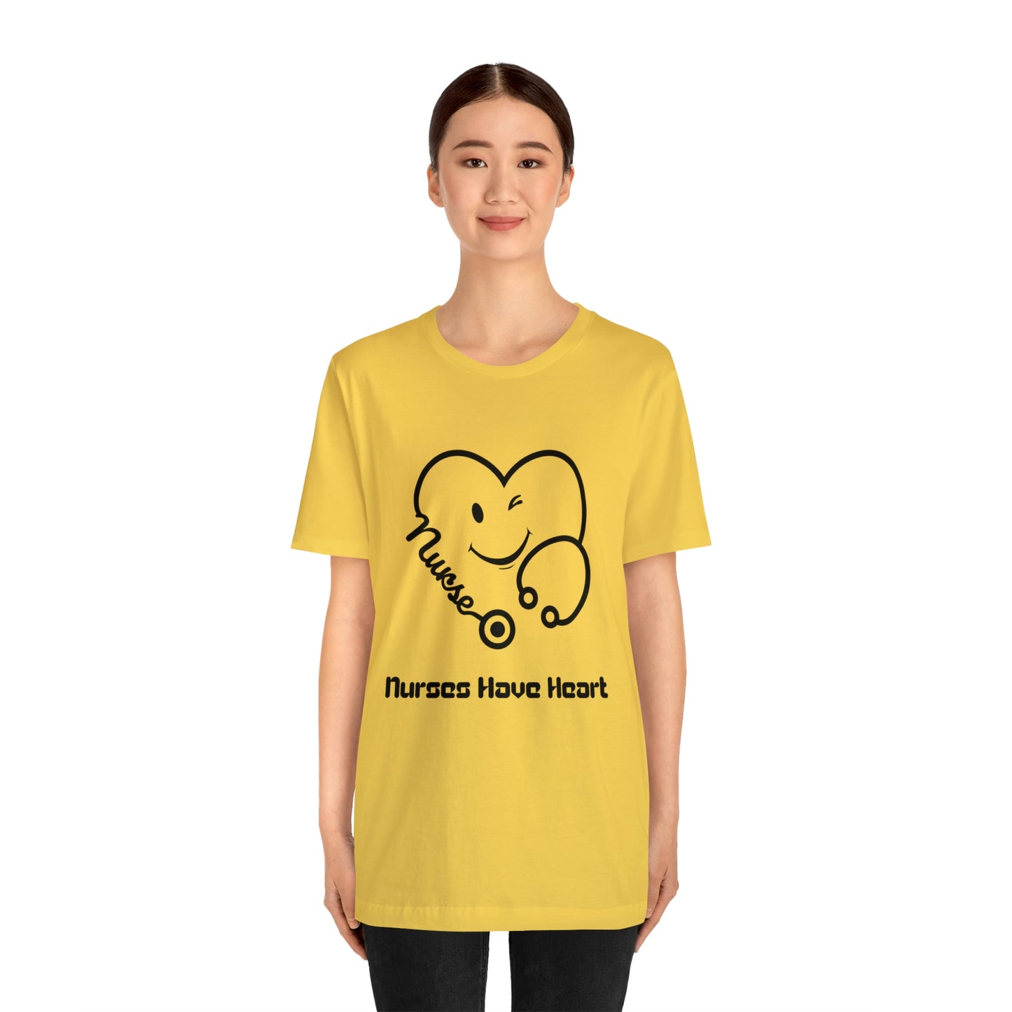 "Nurses Have Heart" - Unisex Jersey Short Sleeve Tee