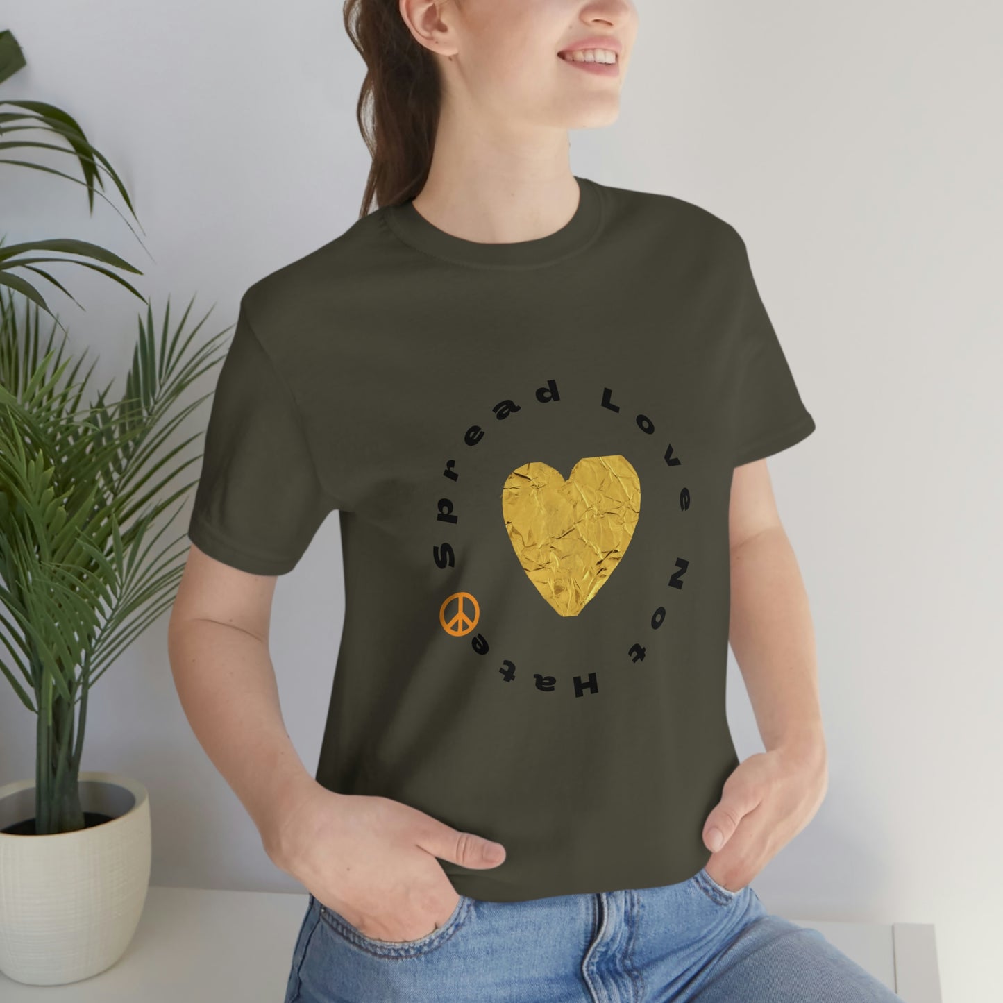 "Spread Love..." Unisex Jersey Short Sleeve Tee