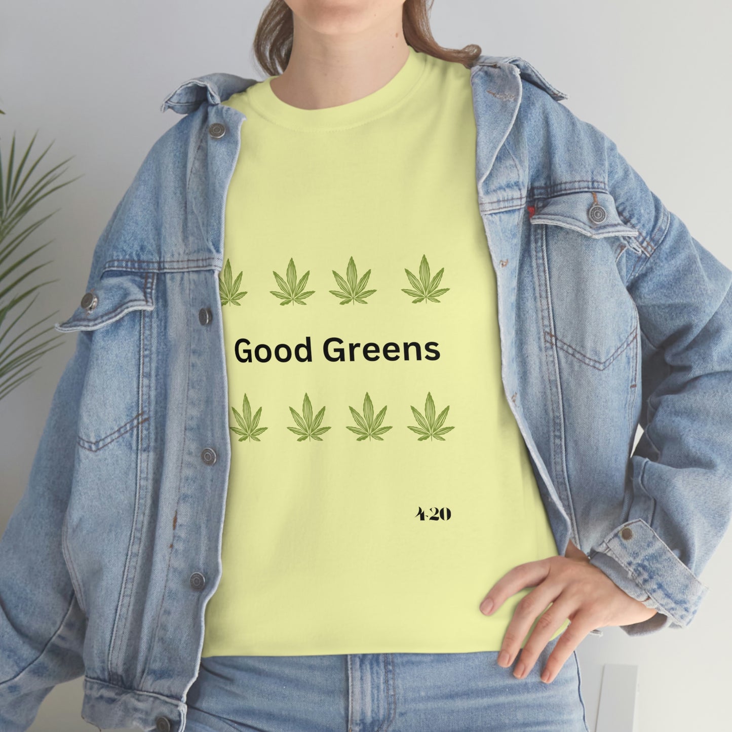 "Good Green" Unisex Heavy Cotton Tee