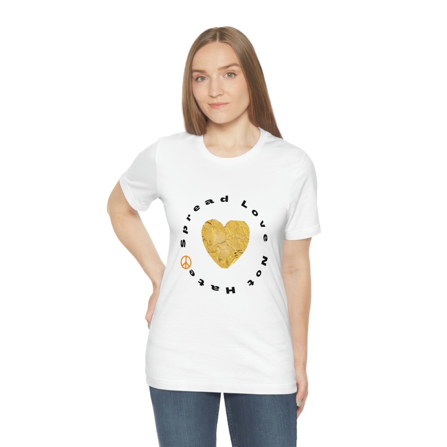 "Spread Love..." Unisex Jersey Short Sleeve Tee
