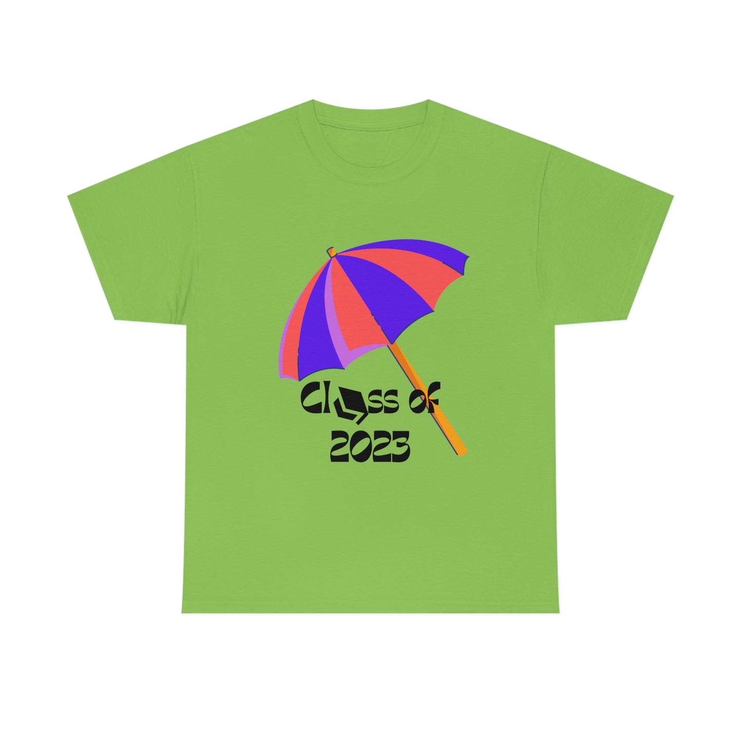 "Beach Umbrella 2023 Graduate" Unisex Heavy Cotton Tee