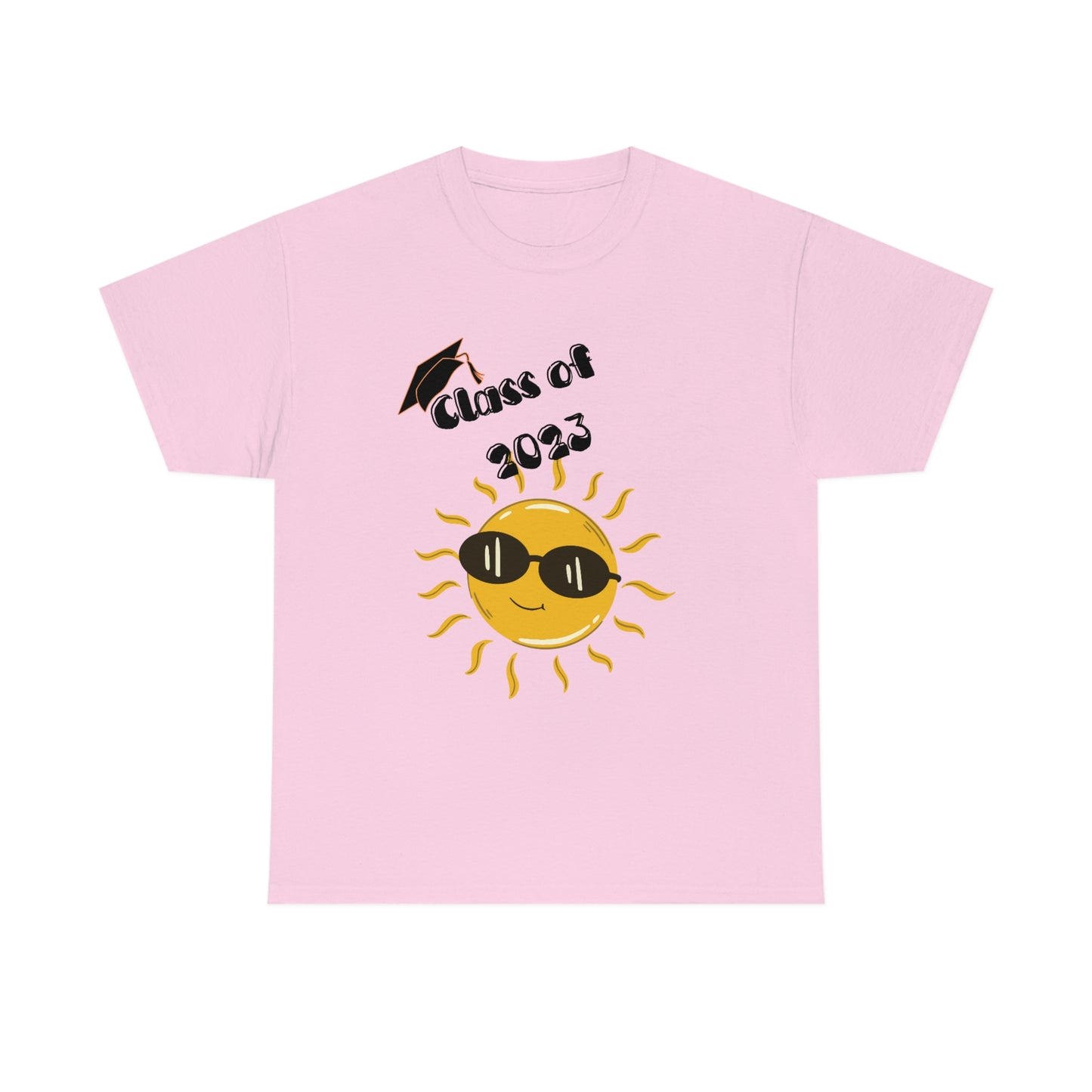 "Class of 2023 Sunshine wearing Shades" Unisex Heavy Cotton Tee