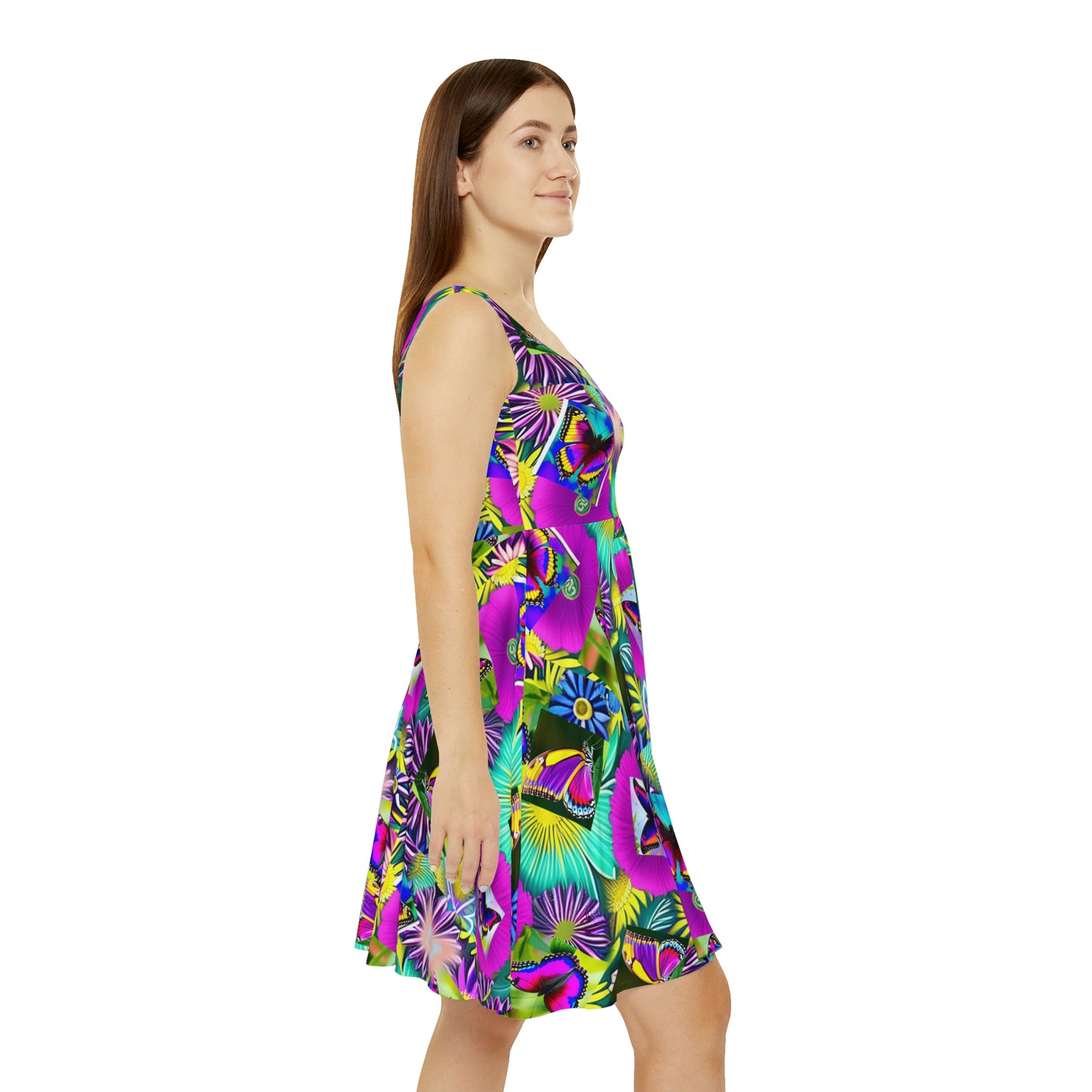 'BUTTERFLY GARDEN" Women's Skater Dress
