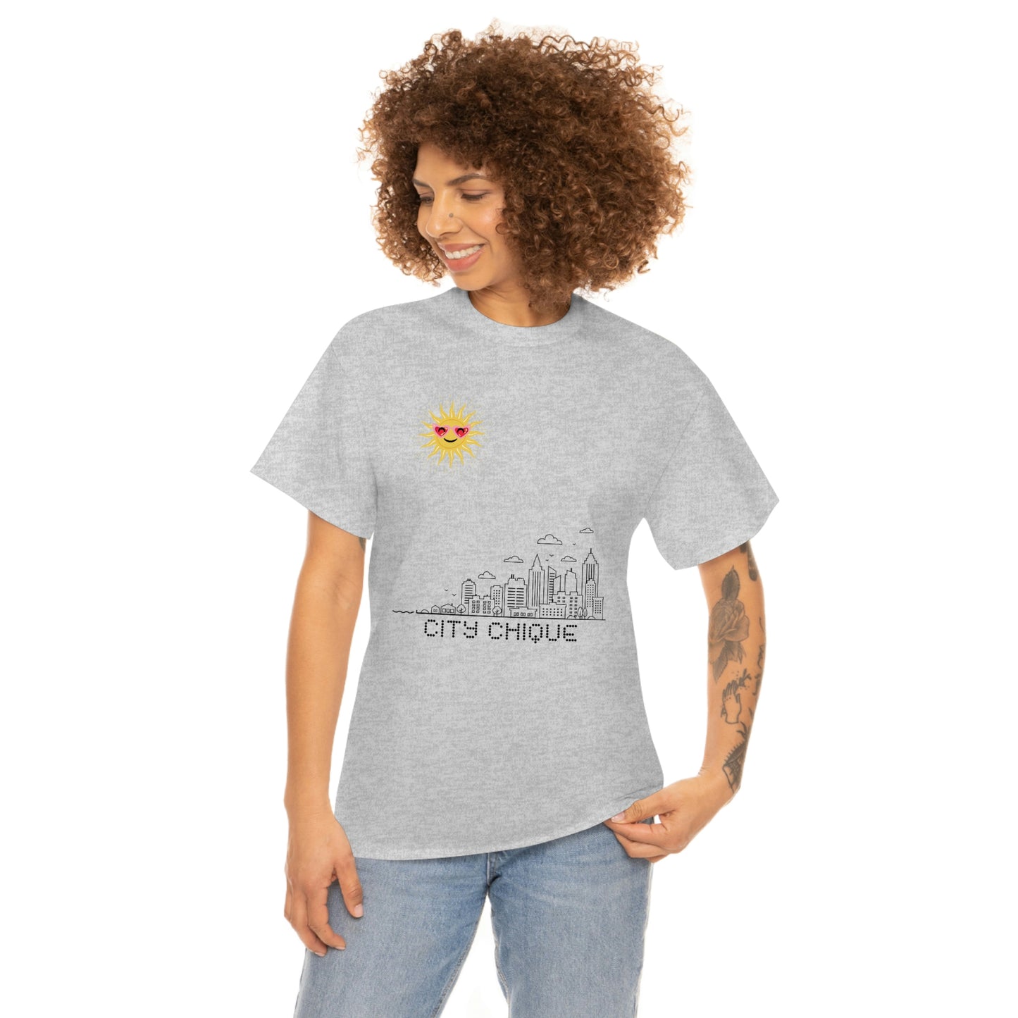 "City Chic" Unisex Heavy Cotton Tee
