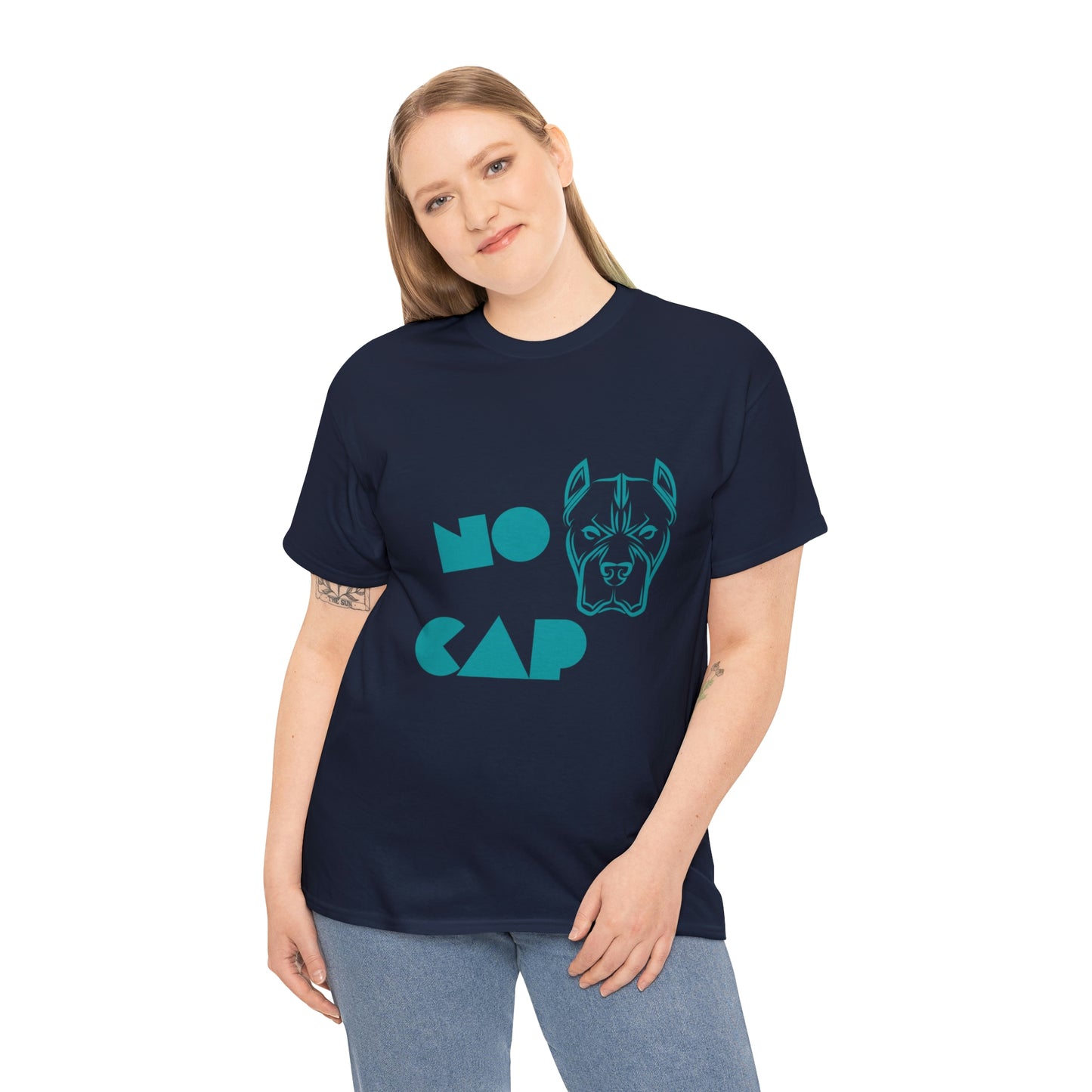''NO CAP " Unisex Heavy Cotton Tee