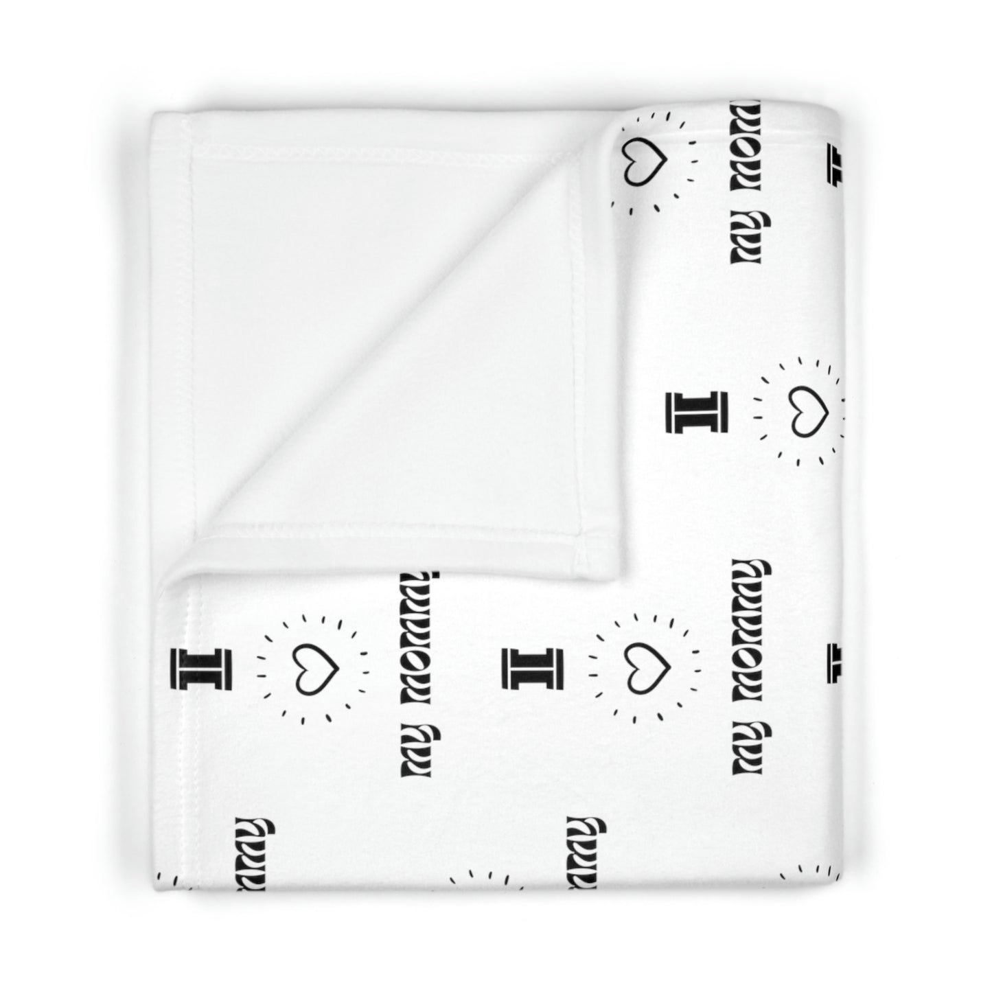 "I Love My Mommy" Soft Fleece Baby Blanket