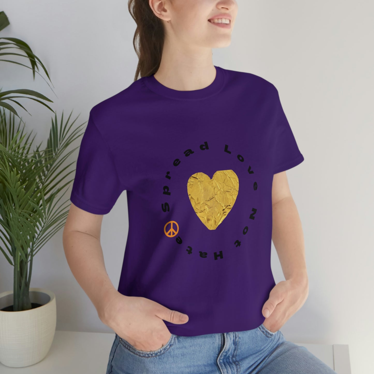 "Spread Love..." Unisex Jersey Short Sleeve Tee