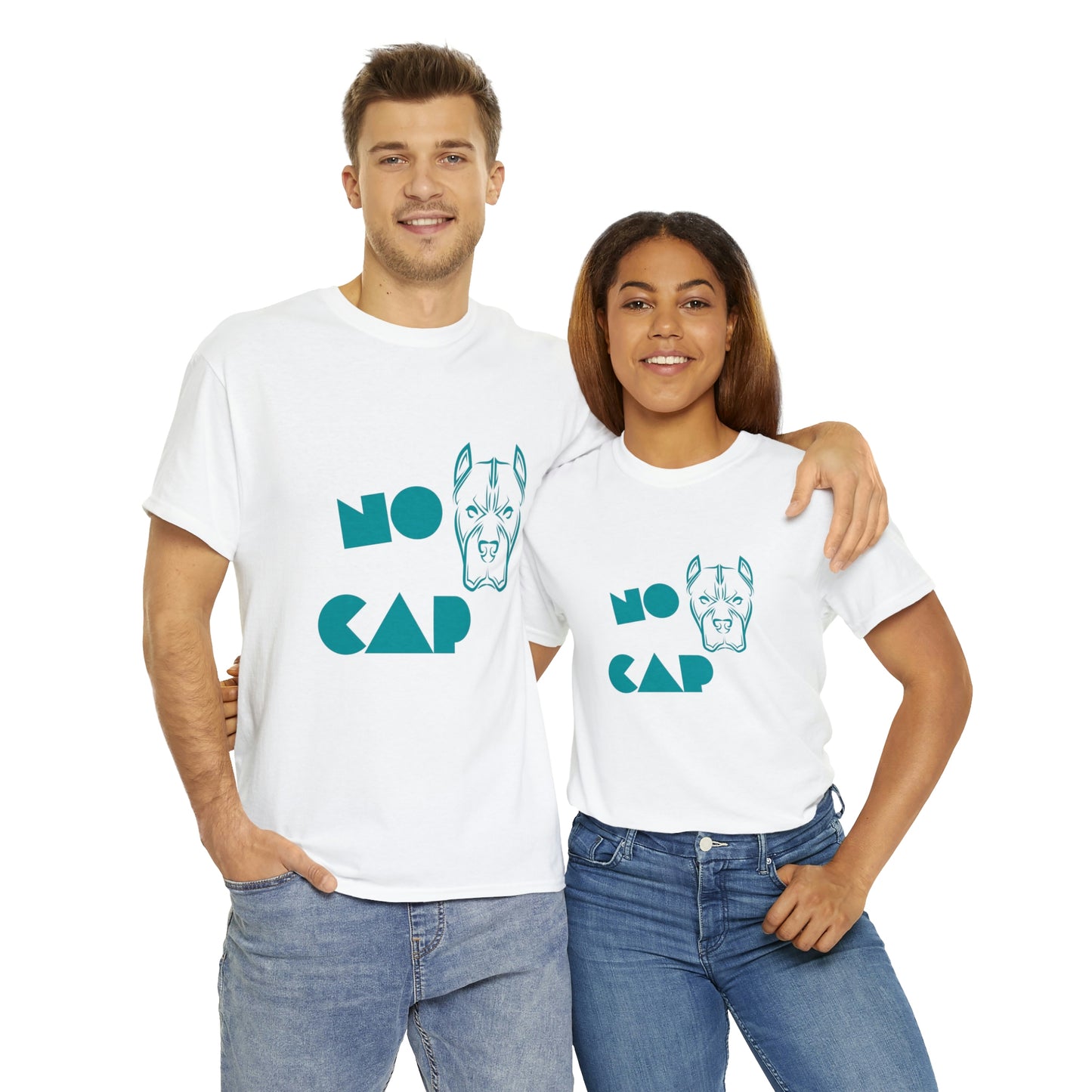 ''NO CAP " Unisex Heavy Cotton Tee