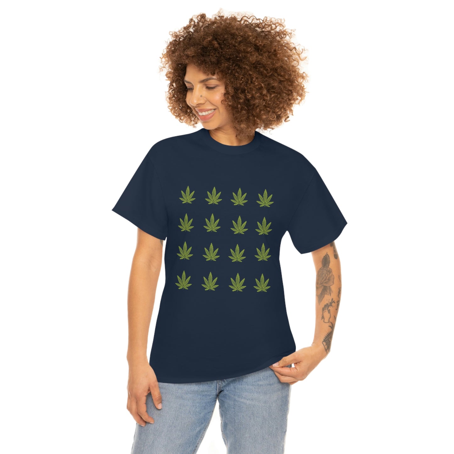 "Weed Print" Unisex Heavy Cotton Tee