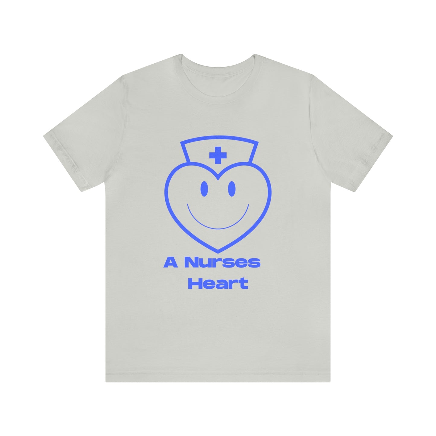 "A Nurses Heart" - Unisex Jersey Short Sleeve Tee