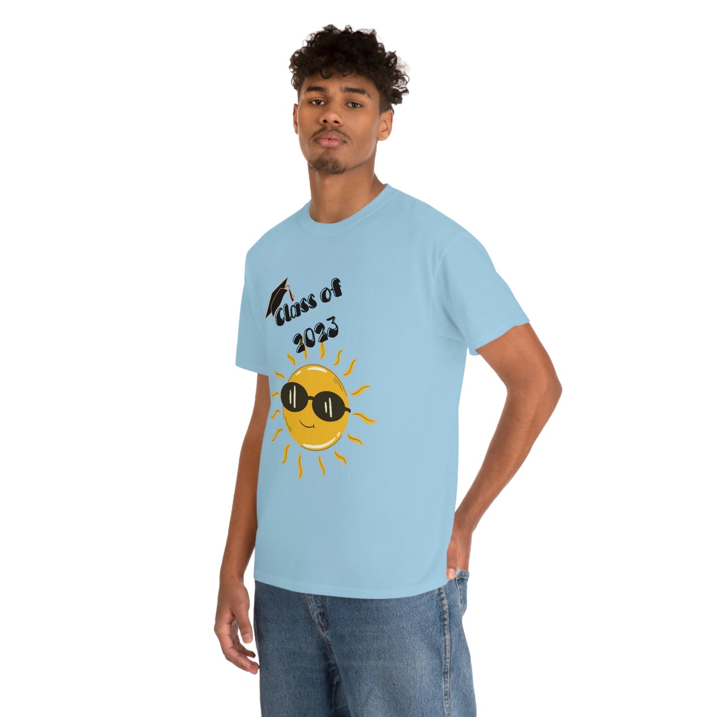"Class of 2023 Sunshine wearing Shades" Unisex Heavy Cotton Tee