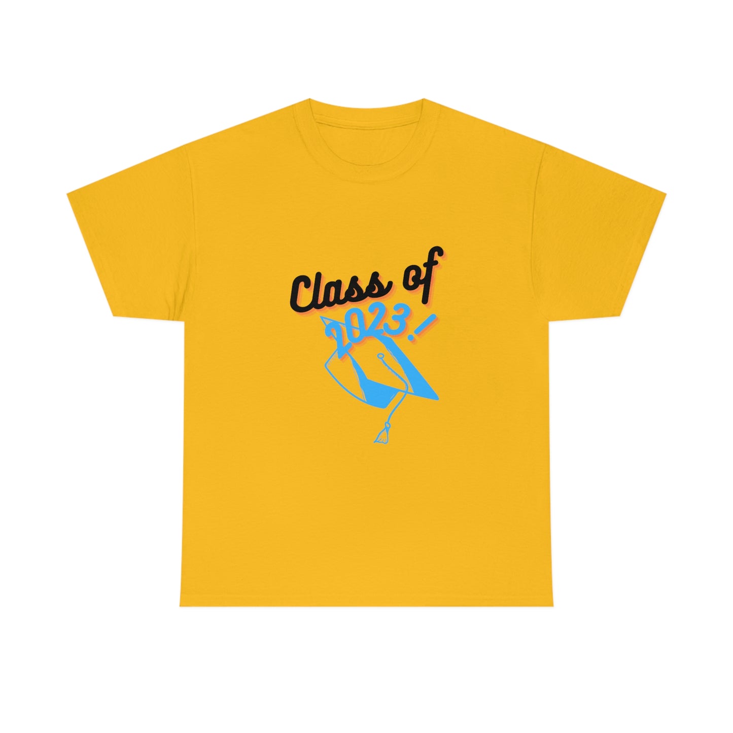"Class of 2023 Graduation Cap": 2023 Graduate:  Unisex Heavy Cotton Tee
