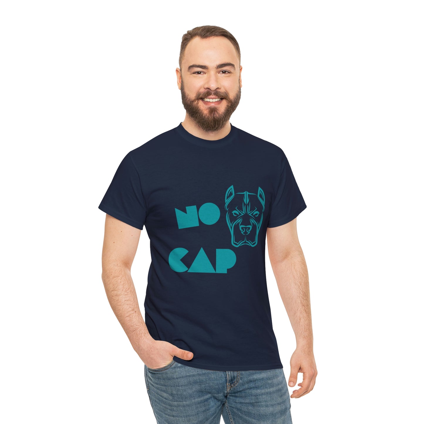 ''NO CAP " Unisex Heavy Cotton Tee