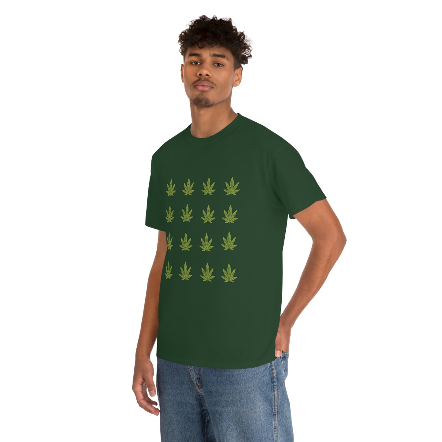 "Weed Print" Unisex Heavy Cotton Tee