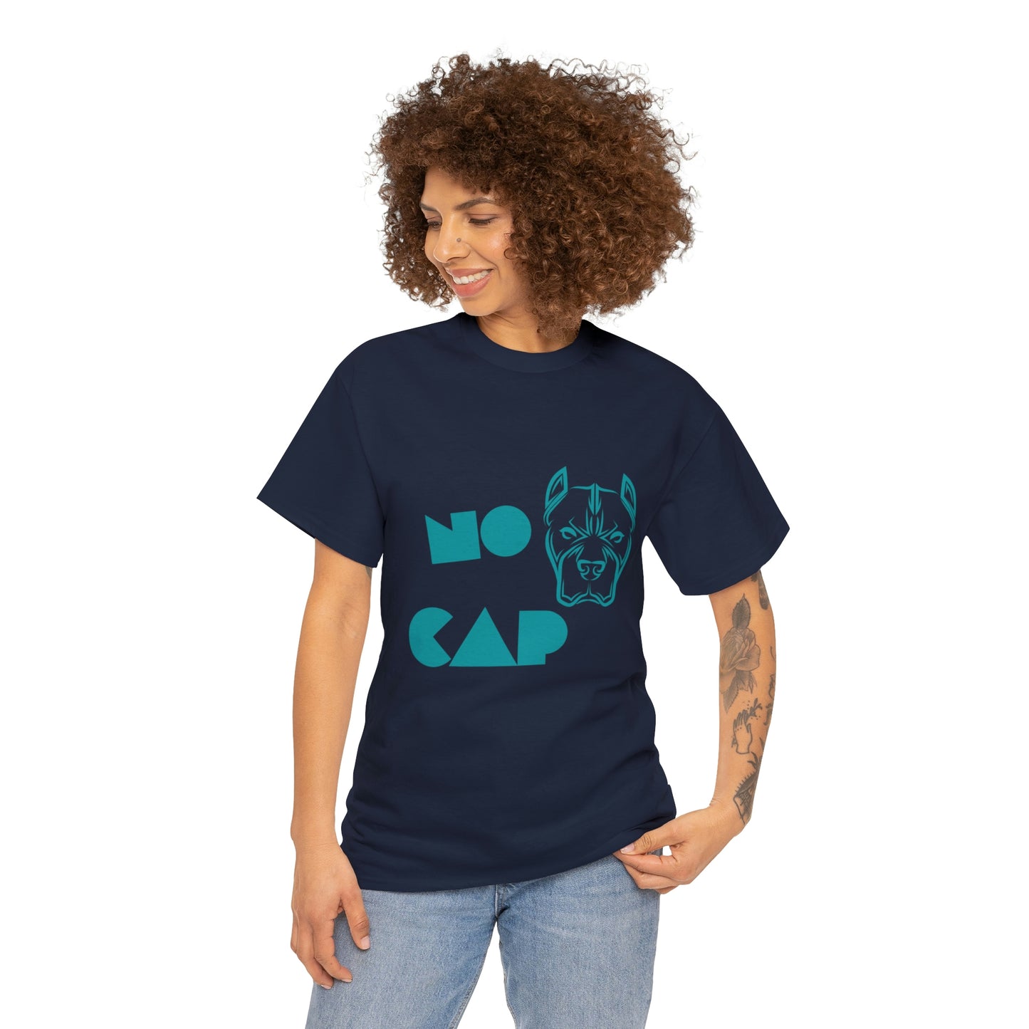 ''NO CAP " Unisex Heavy Cotton Tee