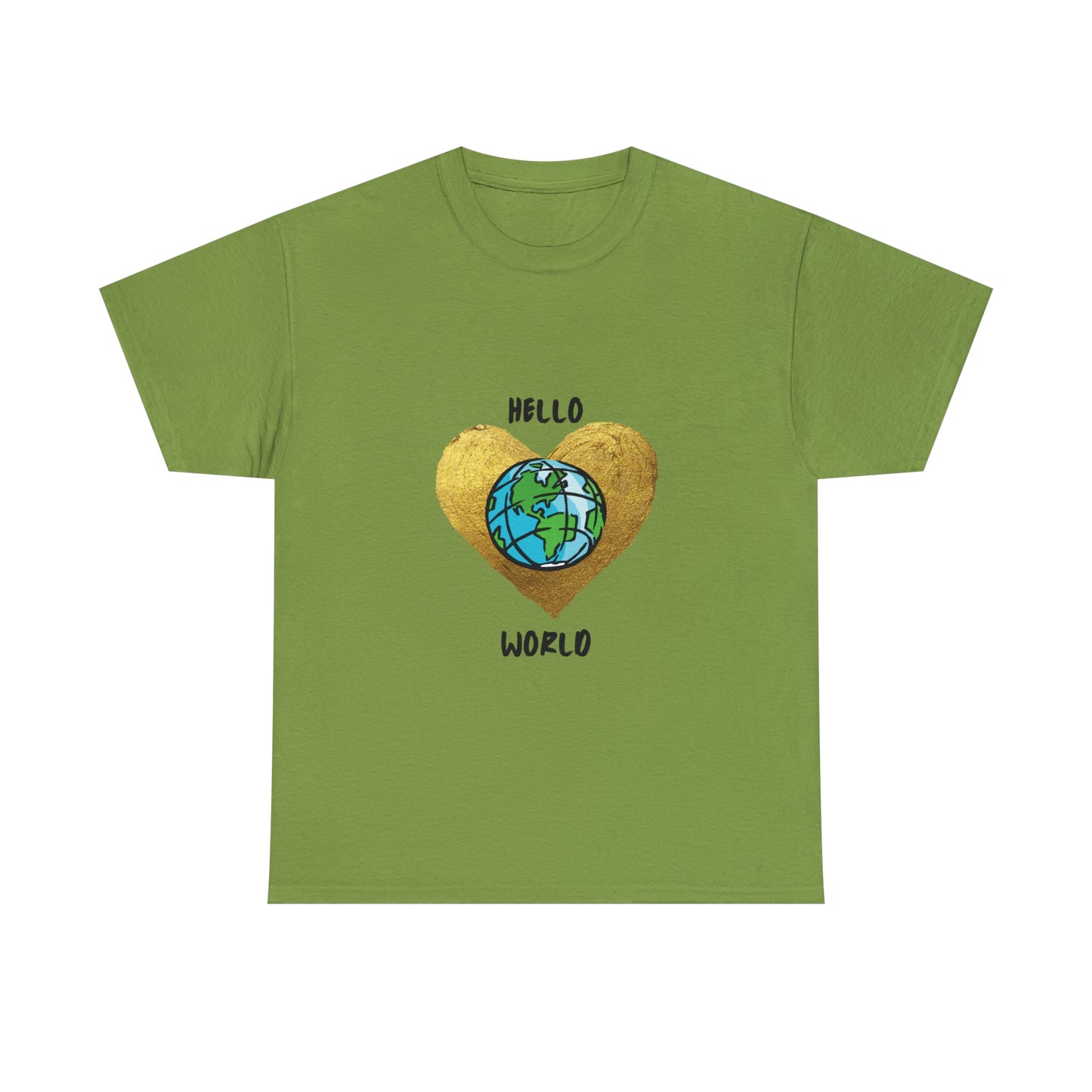 "Hello World" Unisex Heavy Cotton Tee