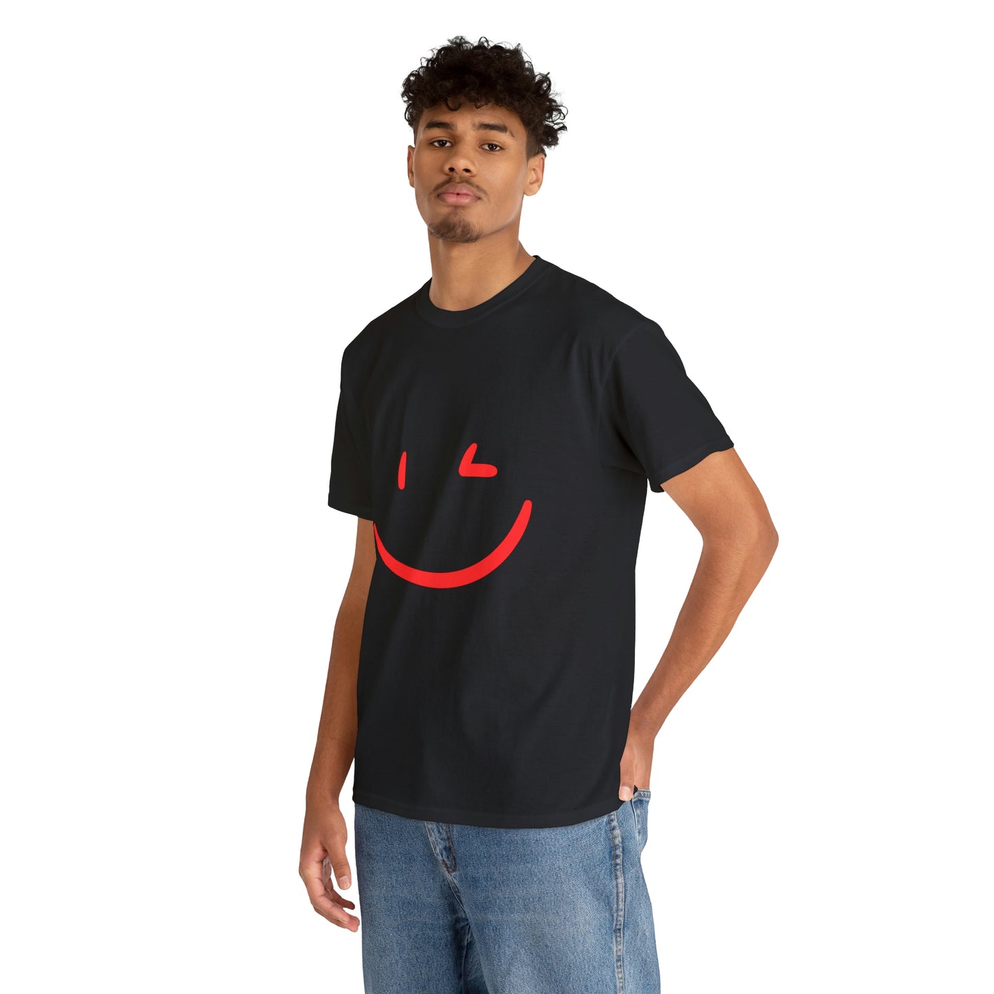 "WINKY FACE" Unisex Heavy Cotton Tee