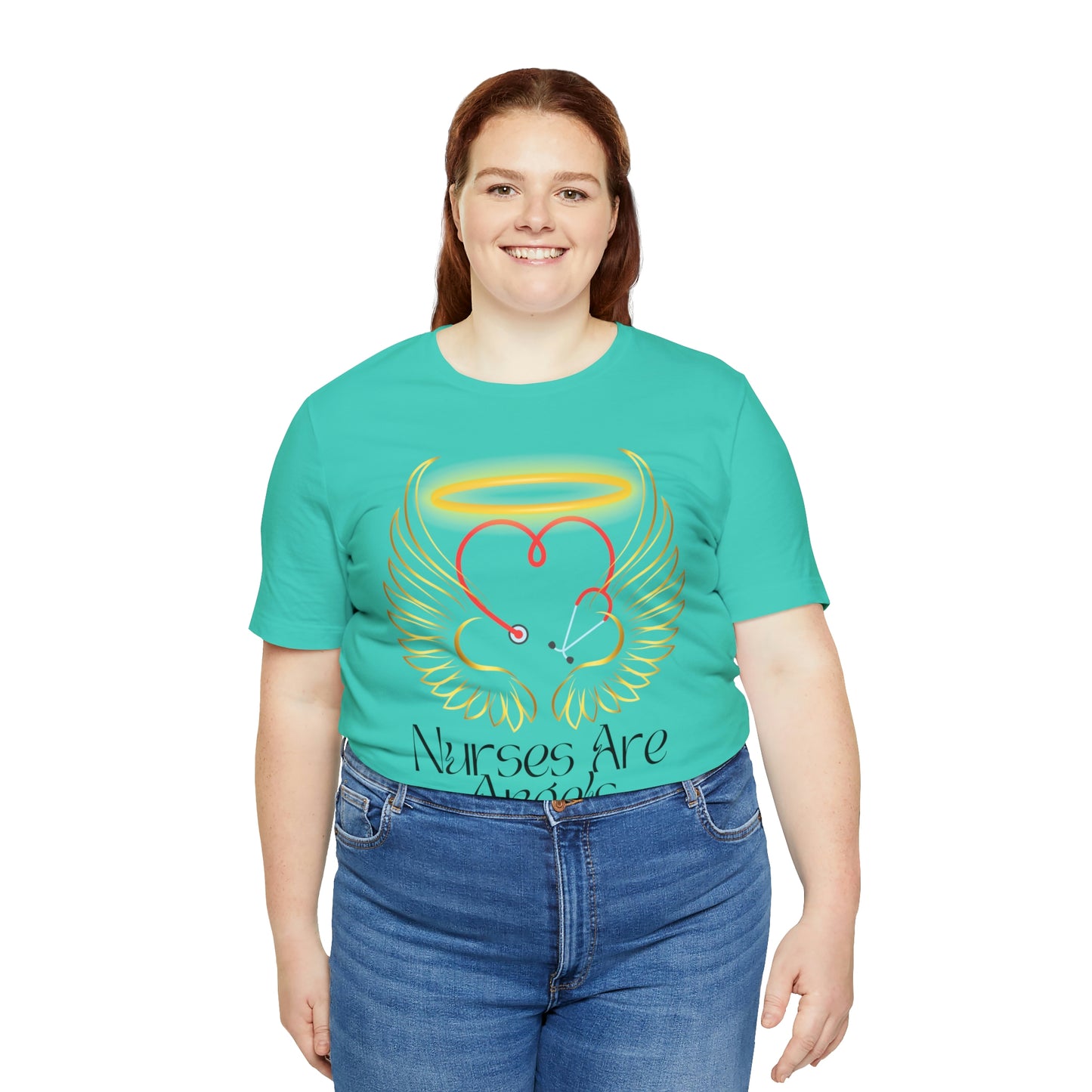 "Nurses Are Angels" - Unisex Jersey Short Sleeve Tee