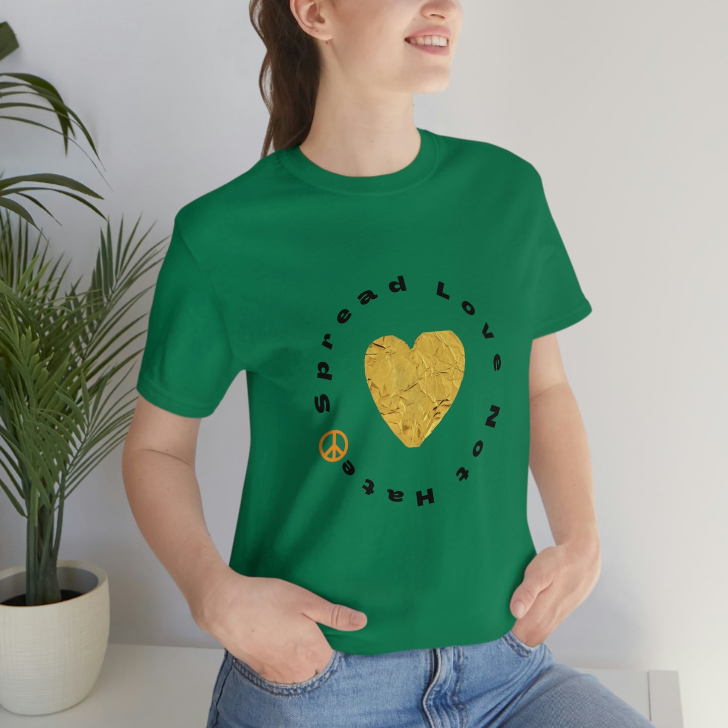 "Spread Love..." Unisex Jersey Short Sleeve Tee