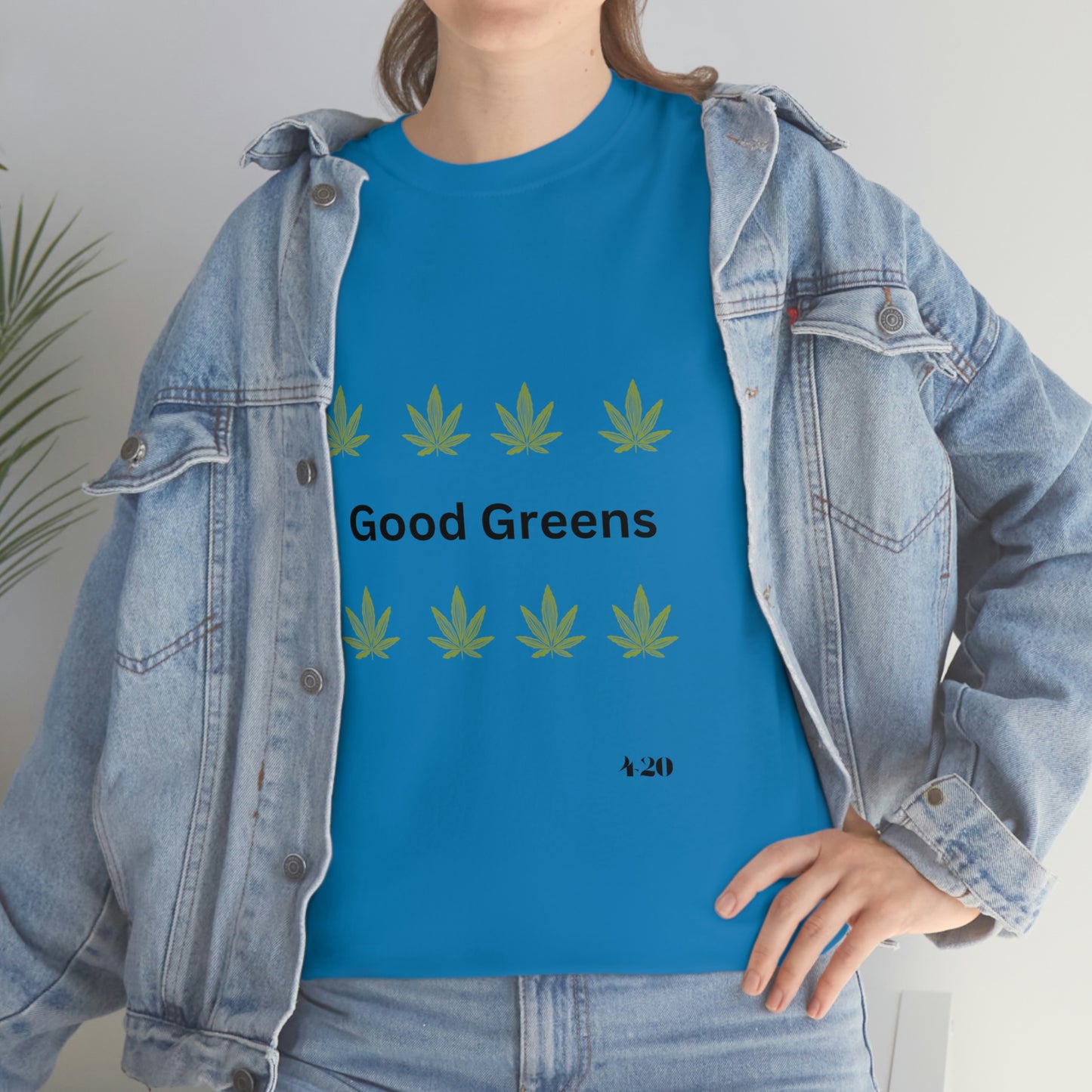 "Good Green" Unisex Heavy Cotton Tee