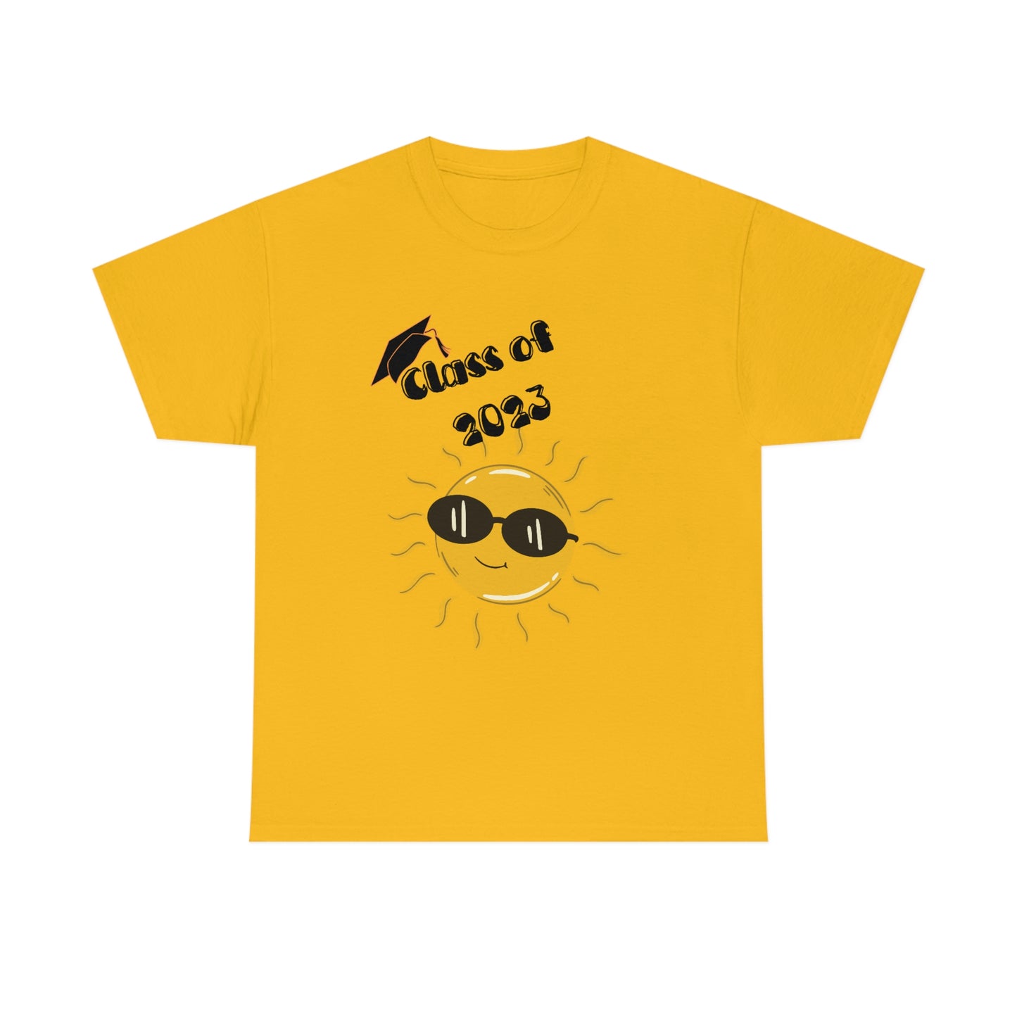 "Class of 2023 Sunshine wearing Shades" Unisex Heavy Cotton Tee