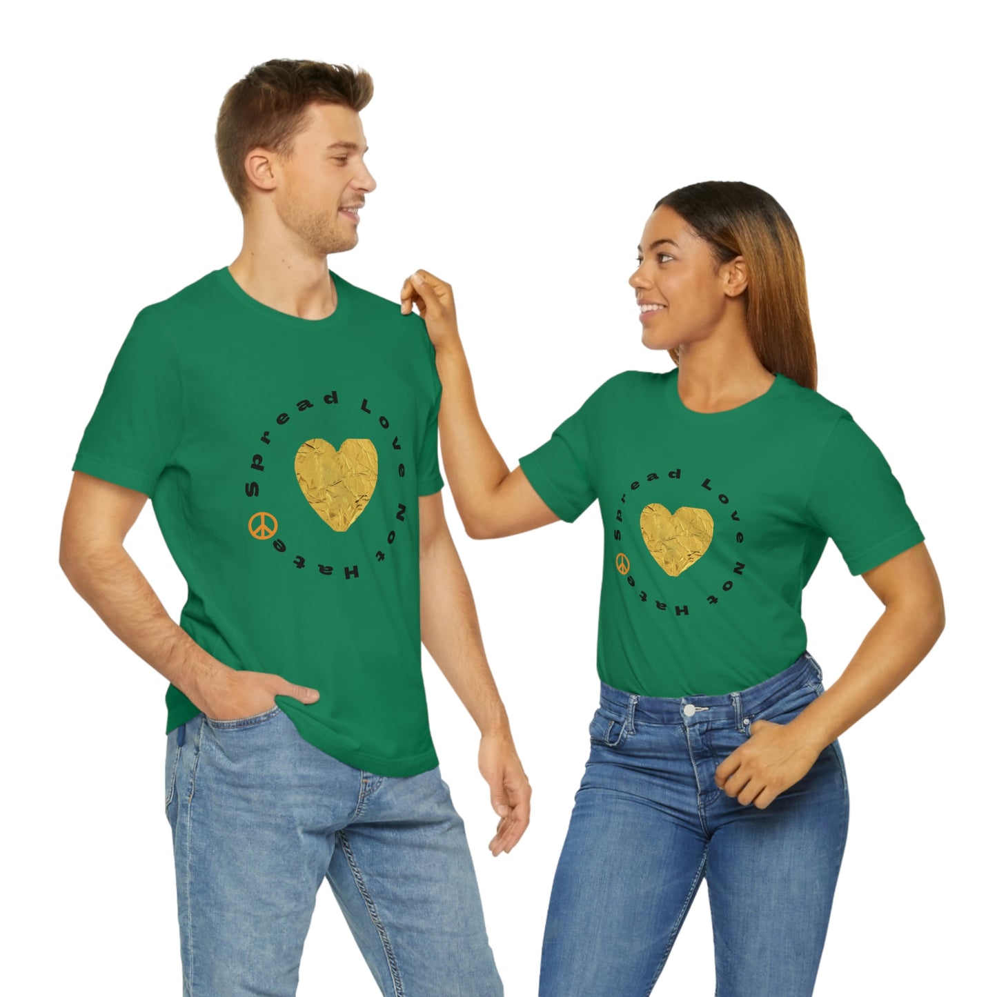 "Spread Love..." Unisex Jersey Short Sleeve Tee