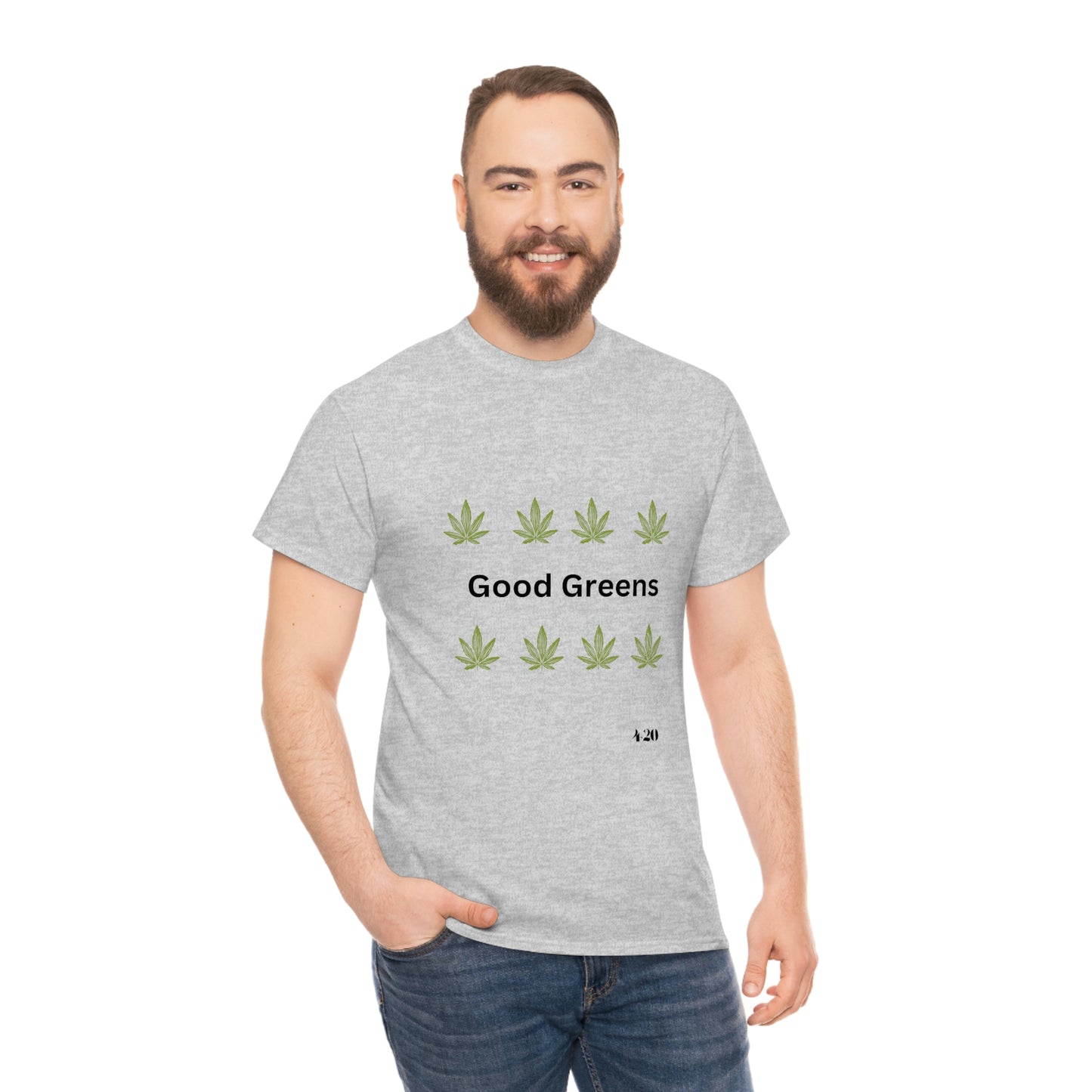 "Good Green" Unisex Heavy Cotton Tee