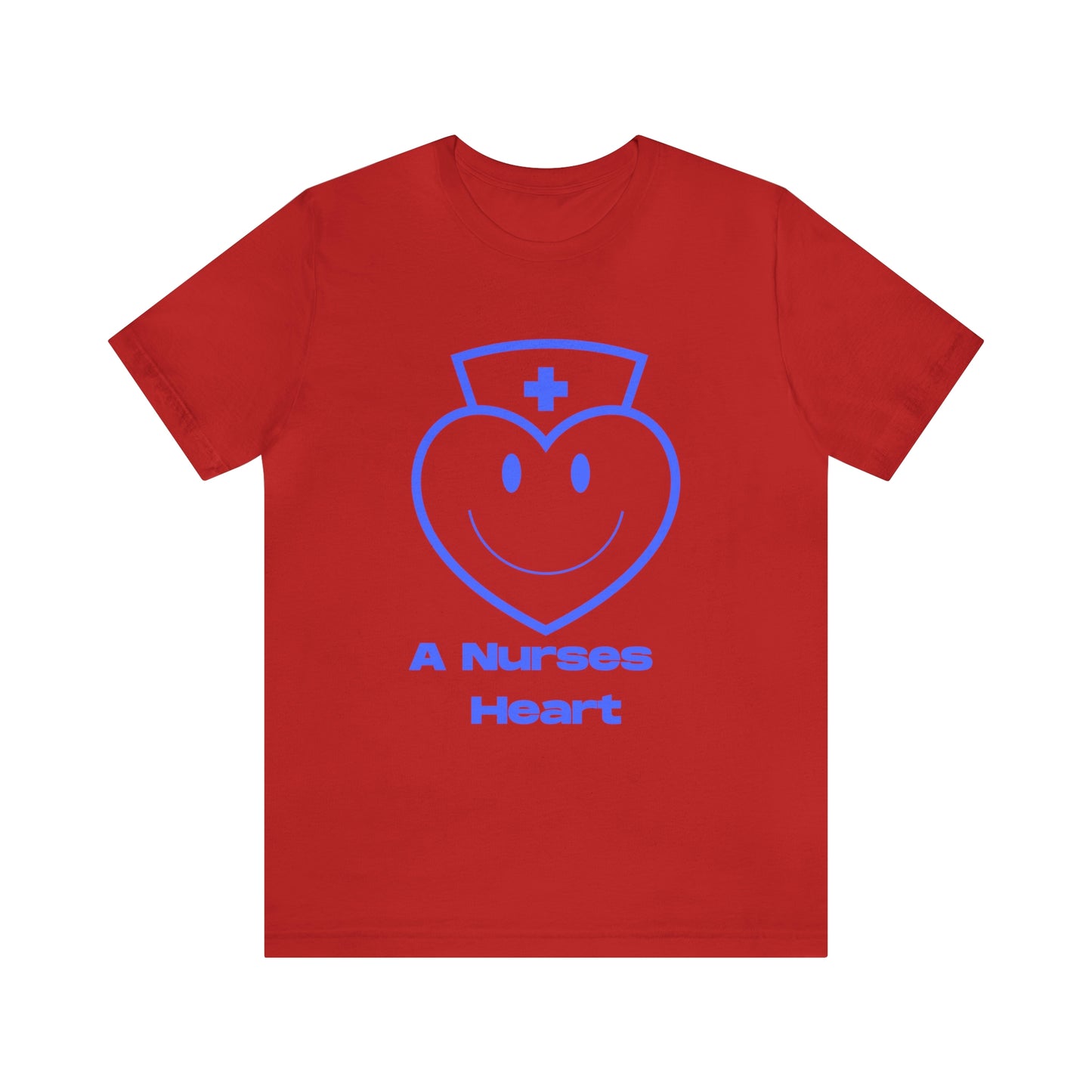 "A Nurses Heart" - Unisex Jersey Short Sleeve Tee
