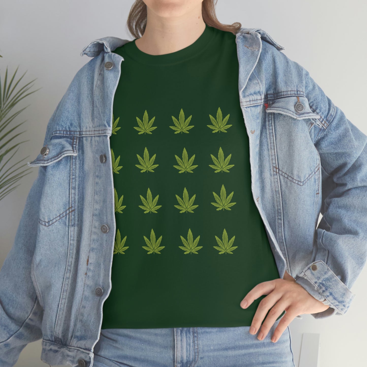 "Weed Print" Unisex Heavy Cotton Tee
