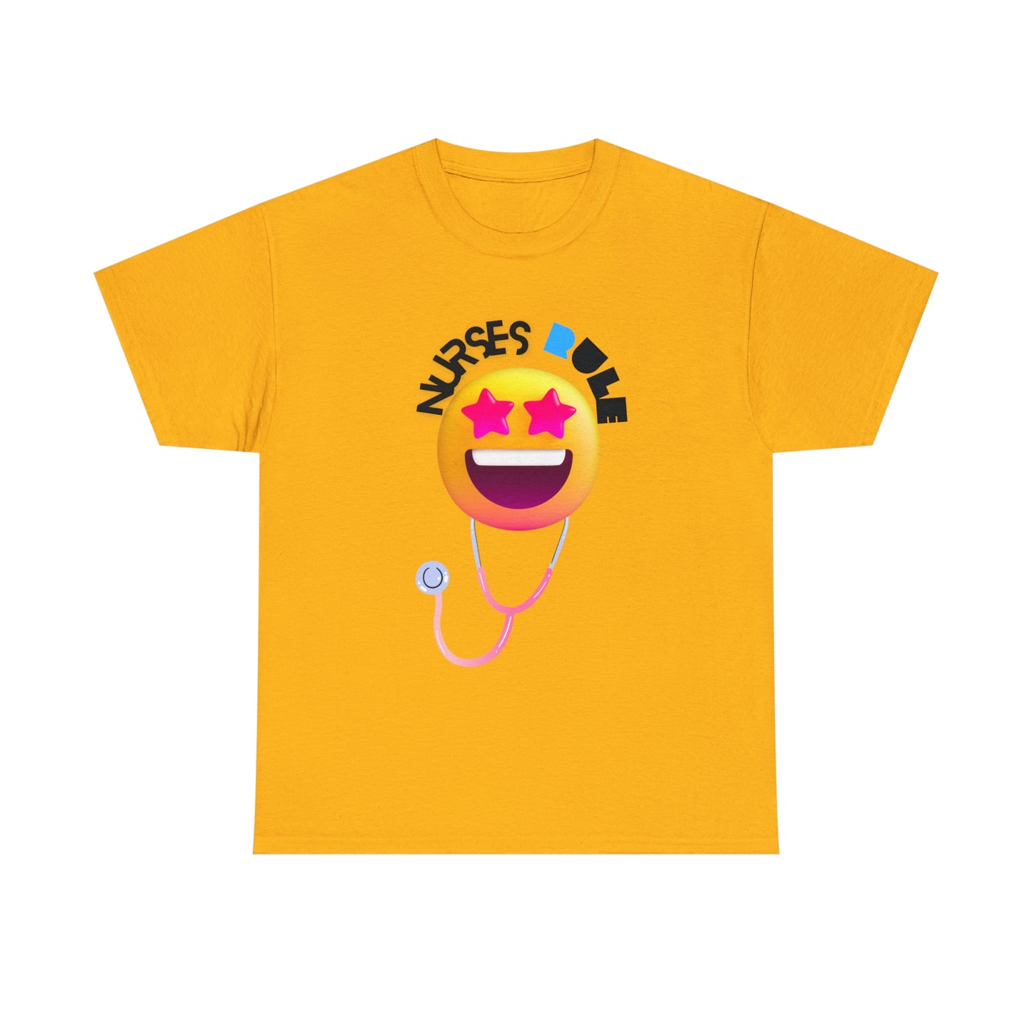 "Nurses Rule" - Unisex Heavy Cotton Tee